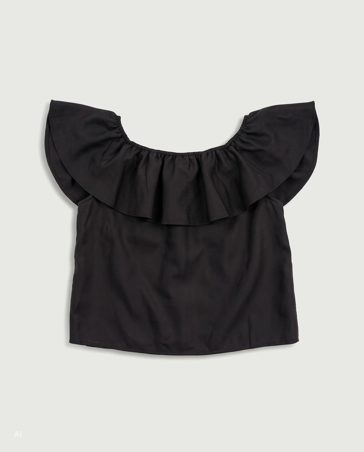 NORR Ana off shoulder top Toppe Black