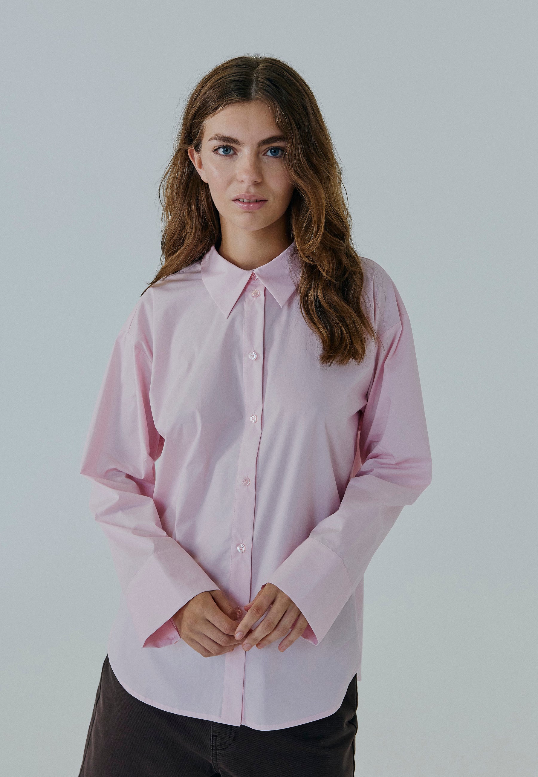NORR Betty button shirt Skjorter Light pink