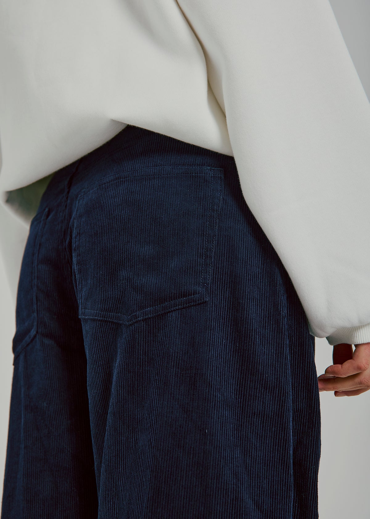 NORR Casandra corduroy pants Bukser Navy