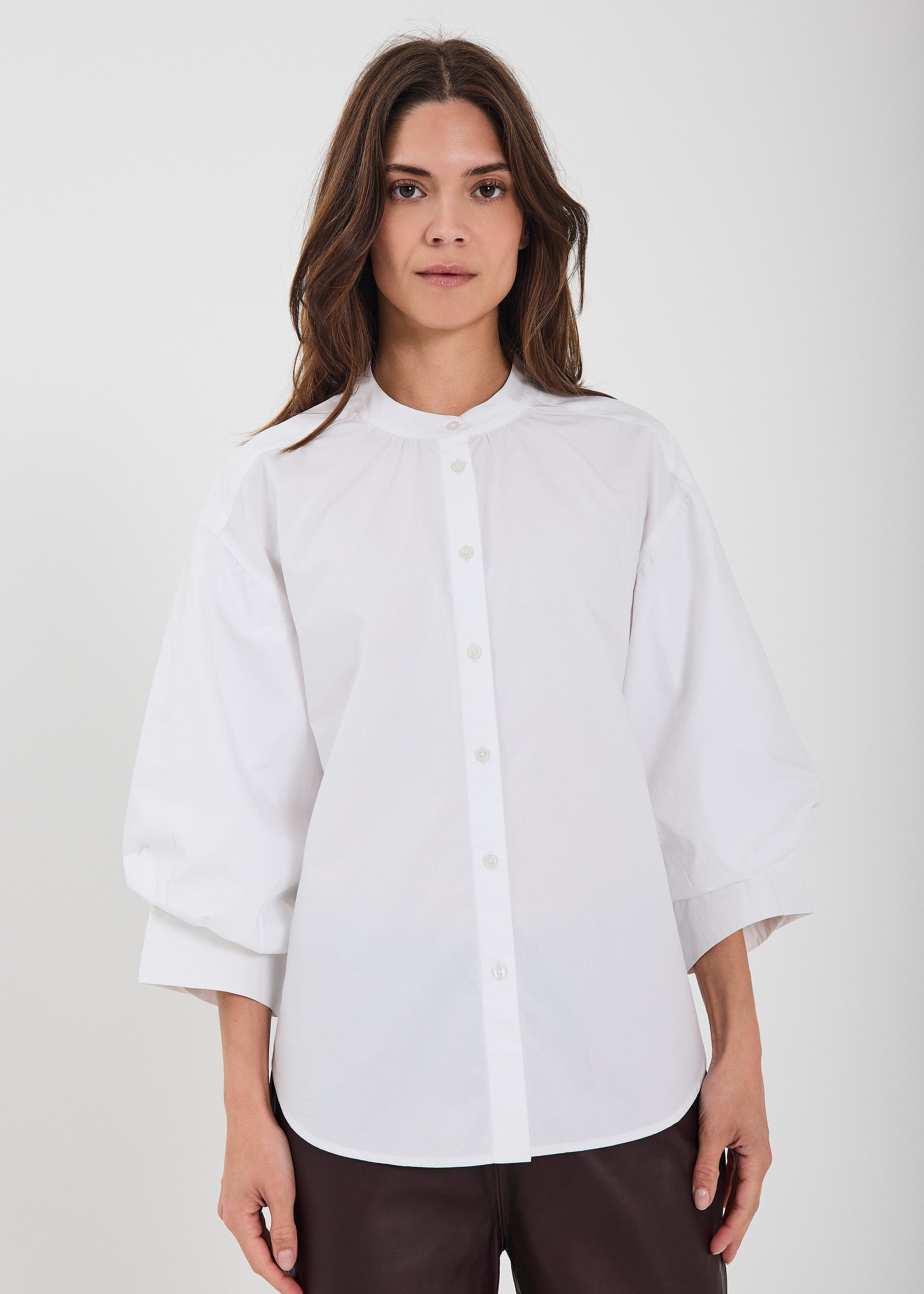 NORR Cest 3/4 shirt Skjorter White