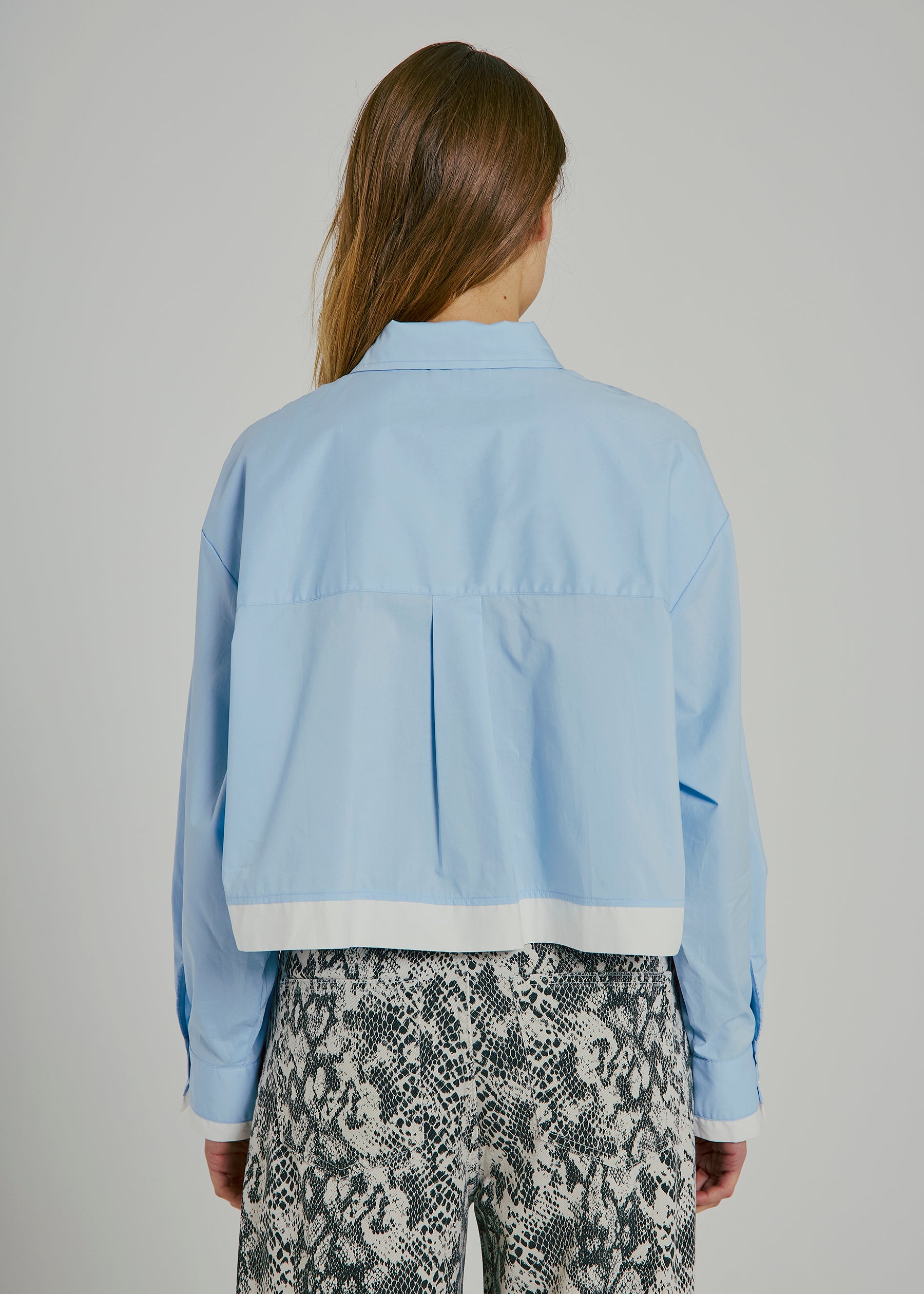 NORR Cest short shirt Shirts Light blue