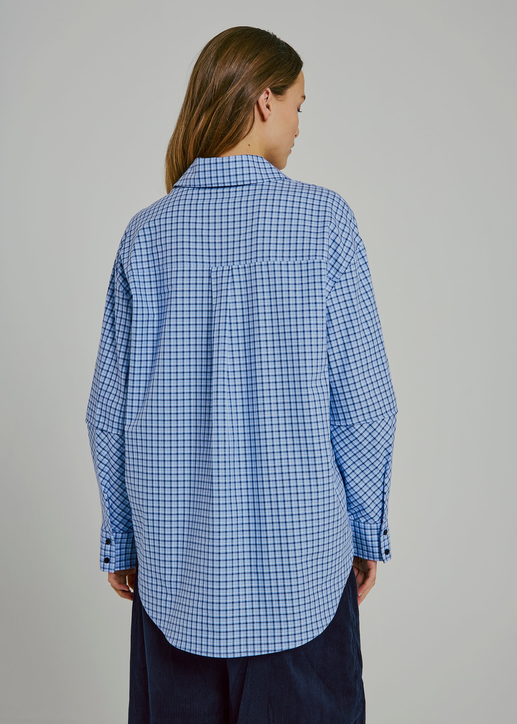 NORR Cinnamon shirt Skjorter Blue check