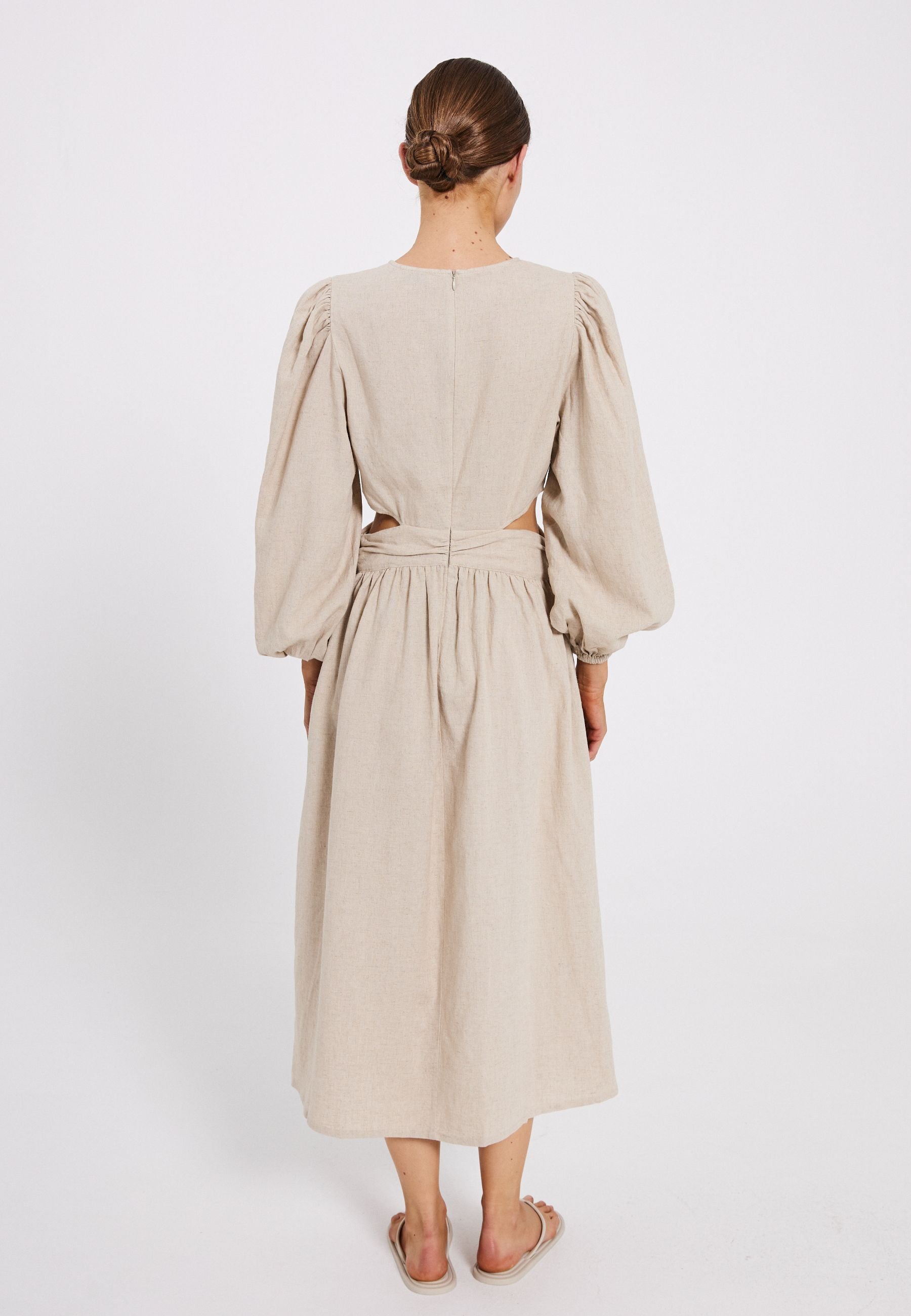 NORR Esma maxi dress Kjoler Beige