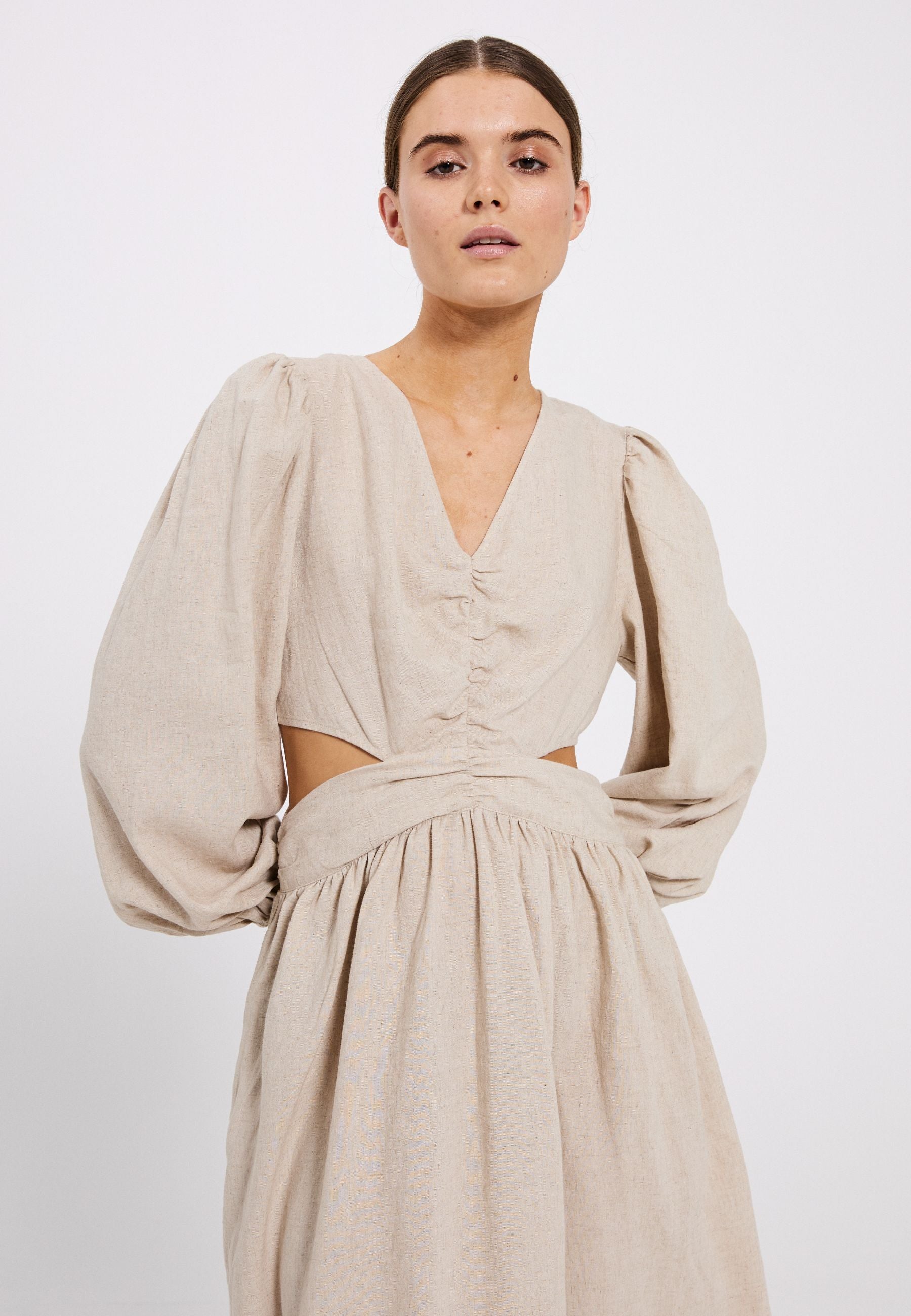 NORR Esma maxi dress Kjoler Beige