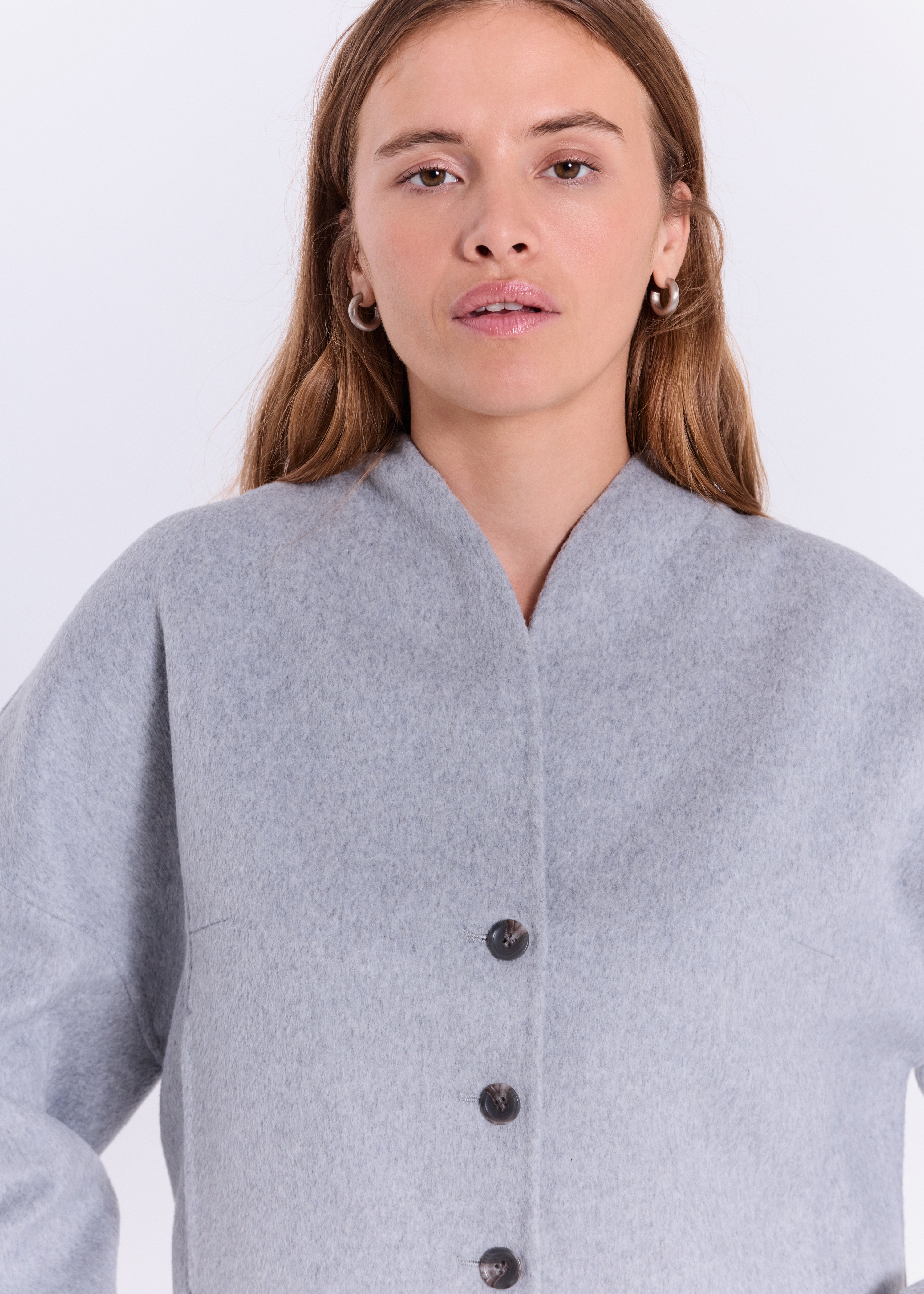 NORR Evira light jacket Jakker Light grey melange