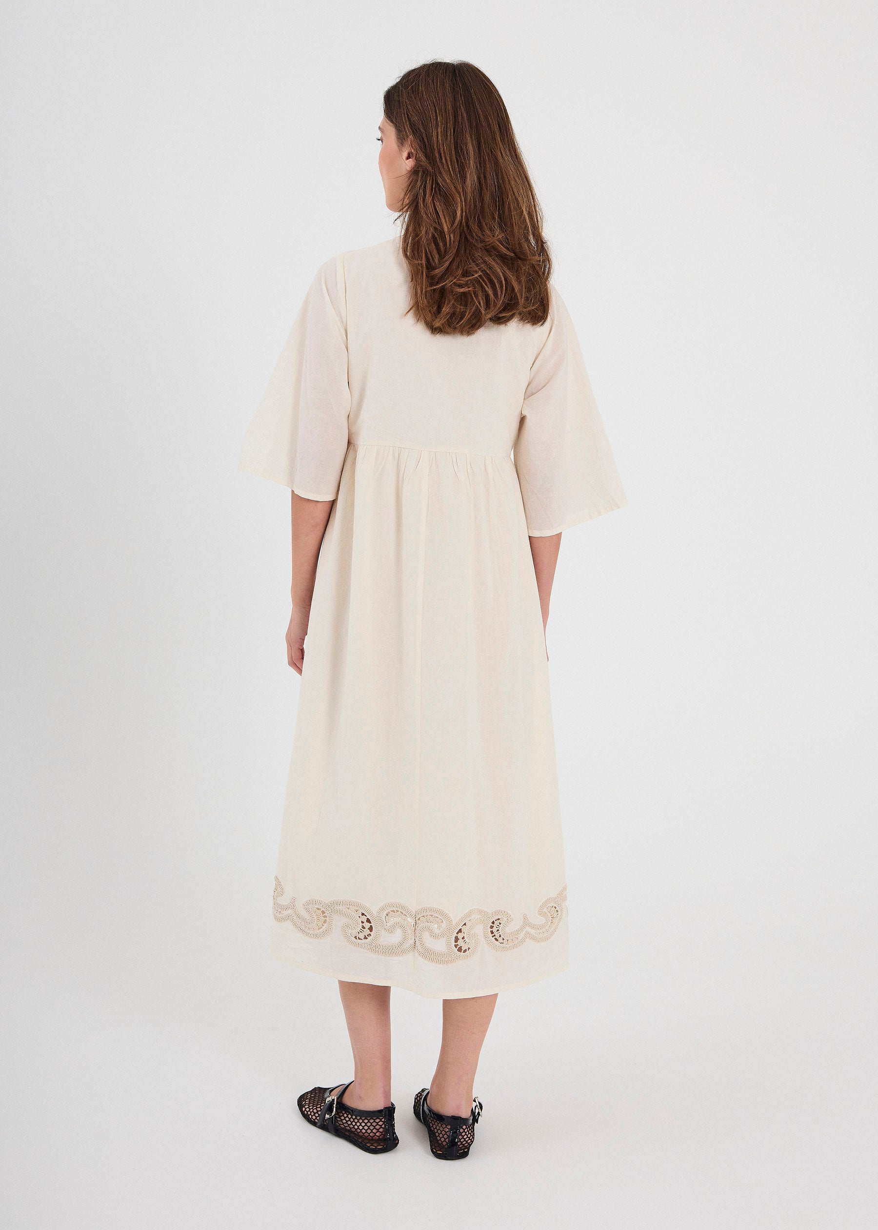 NORR Fen dress Kjoler Off-white