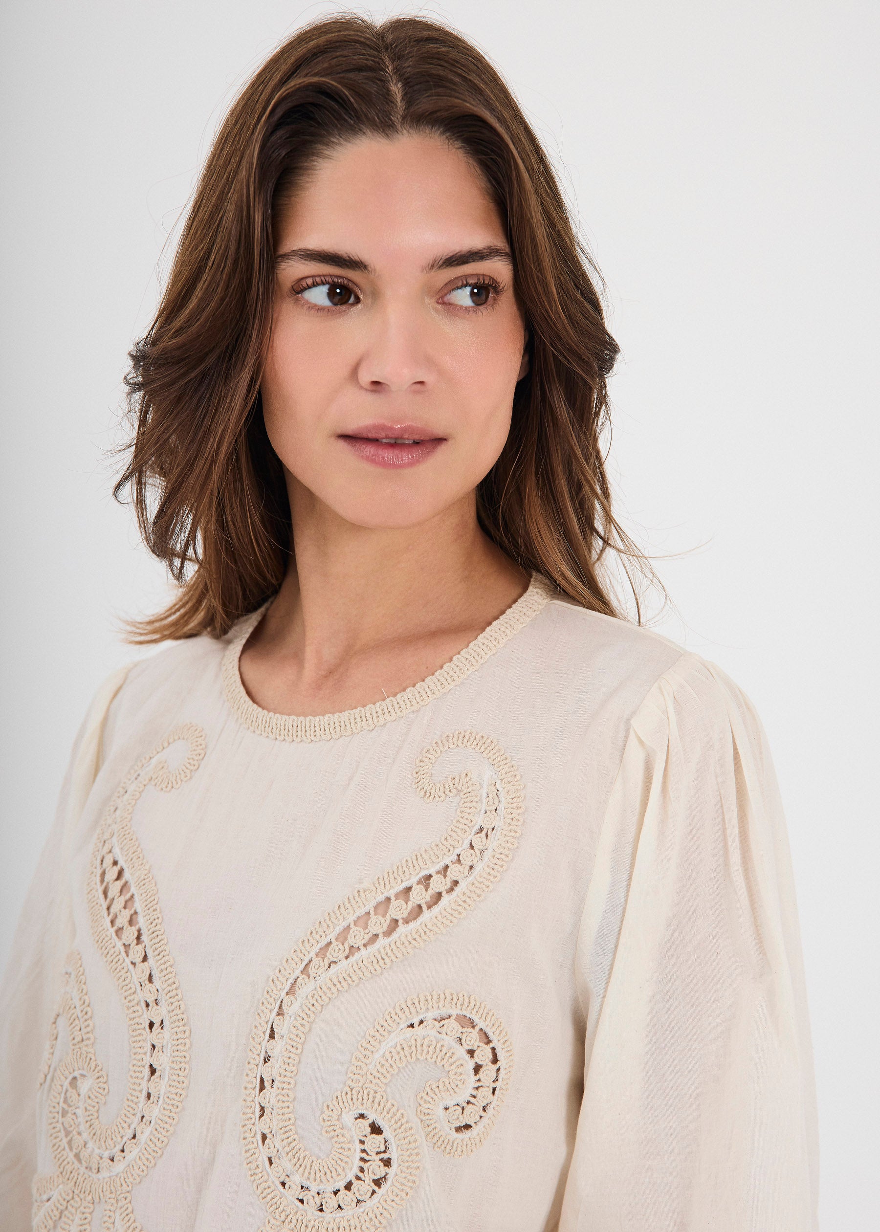 NORR Fen top Toppe Off-white