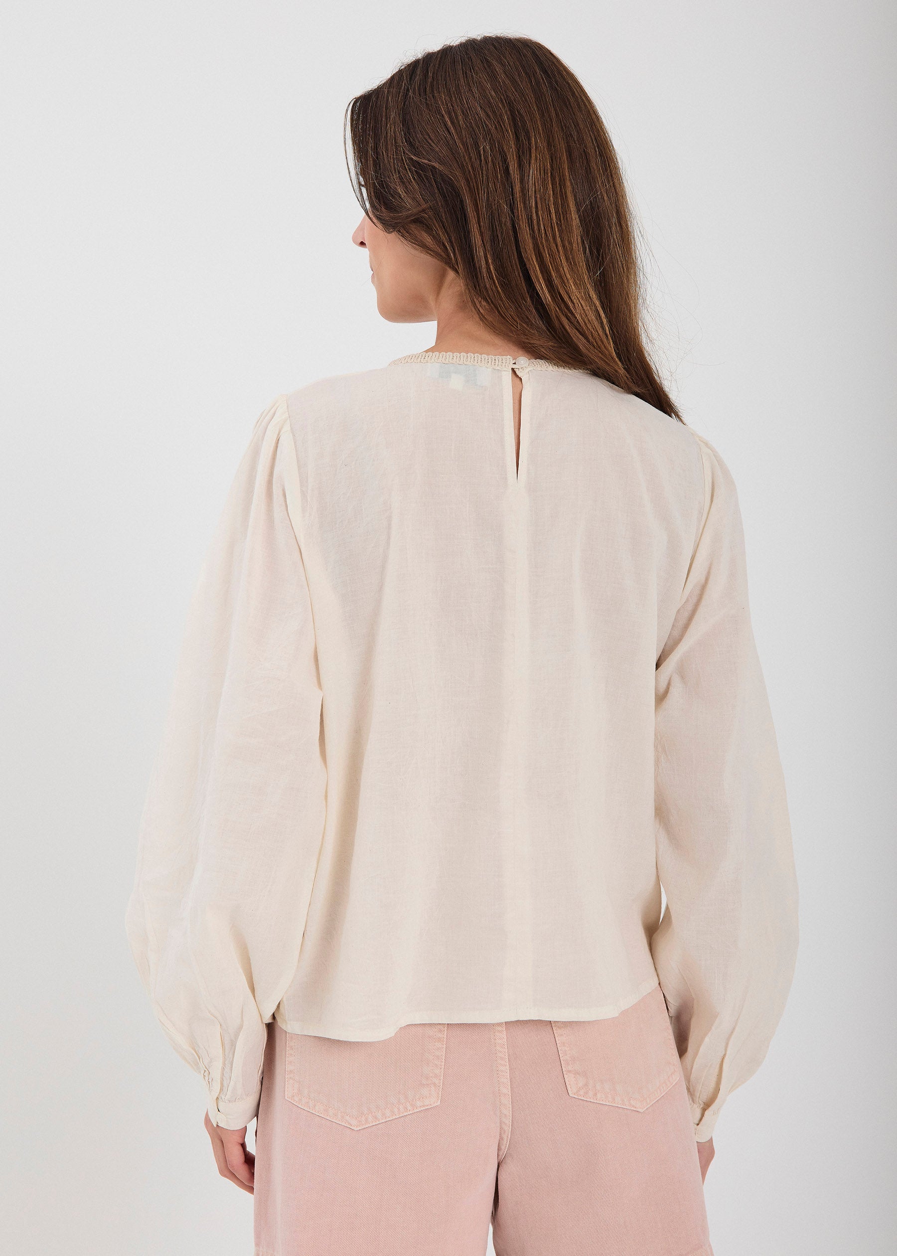 NORR Fen top Toppe Off-white