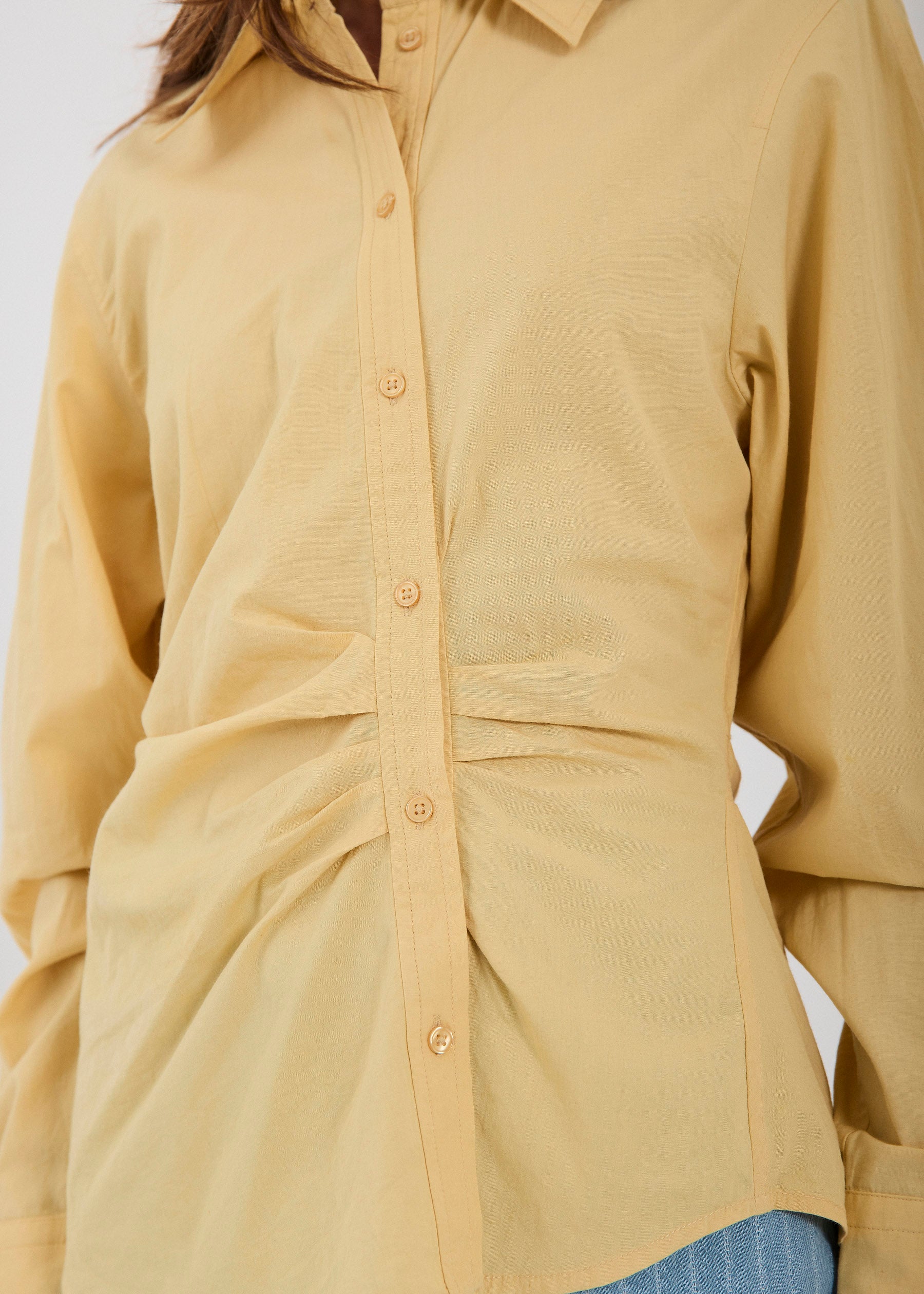 NORR Fraser shirt Skjorter Dusty yellow