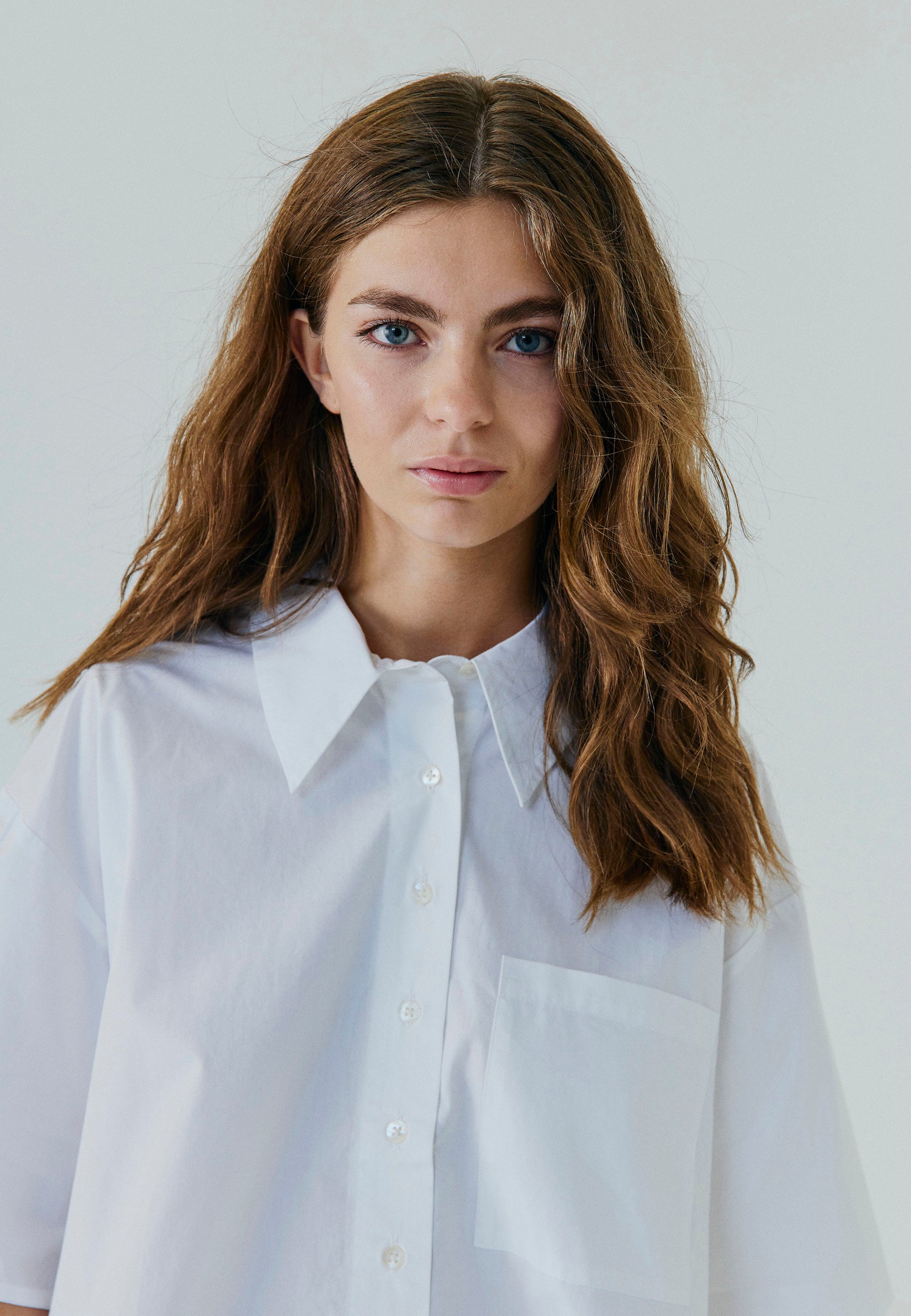 NORR Fraser string shirt Skjorter White
