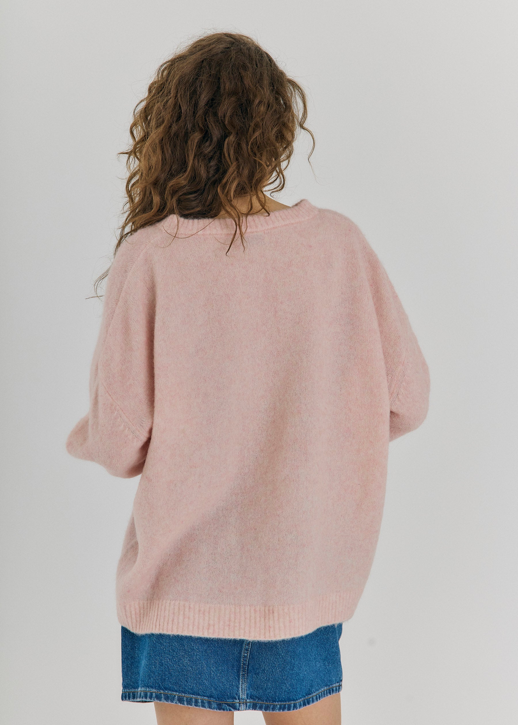 NORR Halli knit top Knits Light pink
