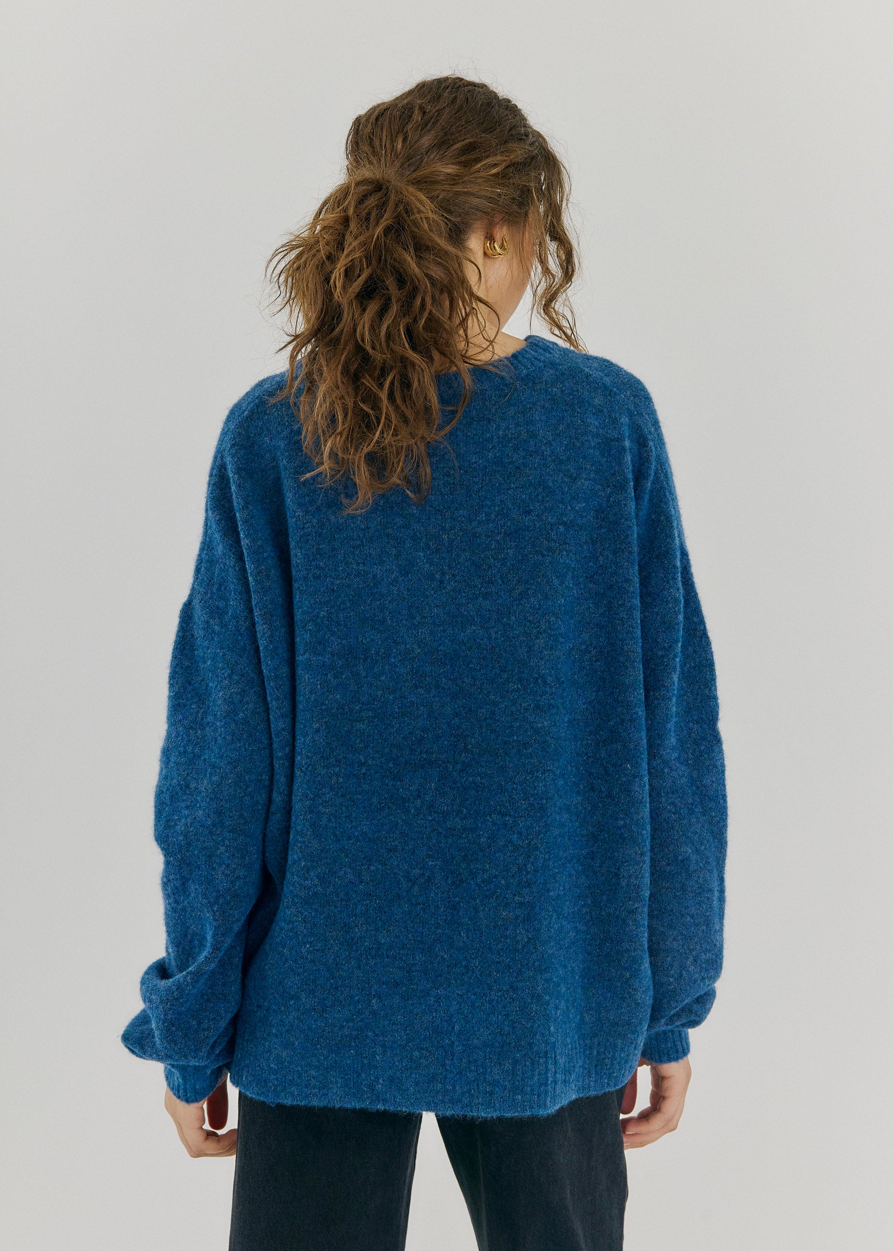 NORR Halli knit top Knits Teal