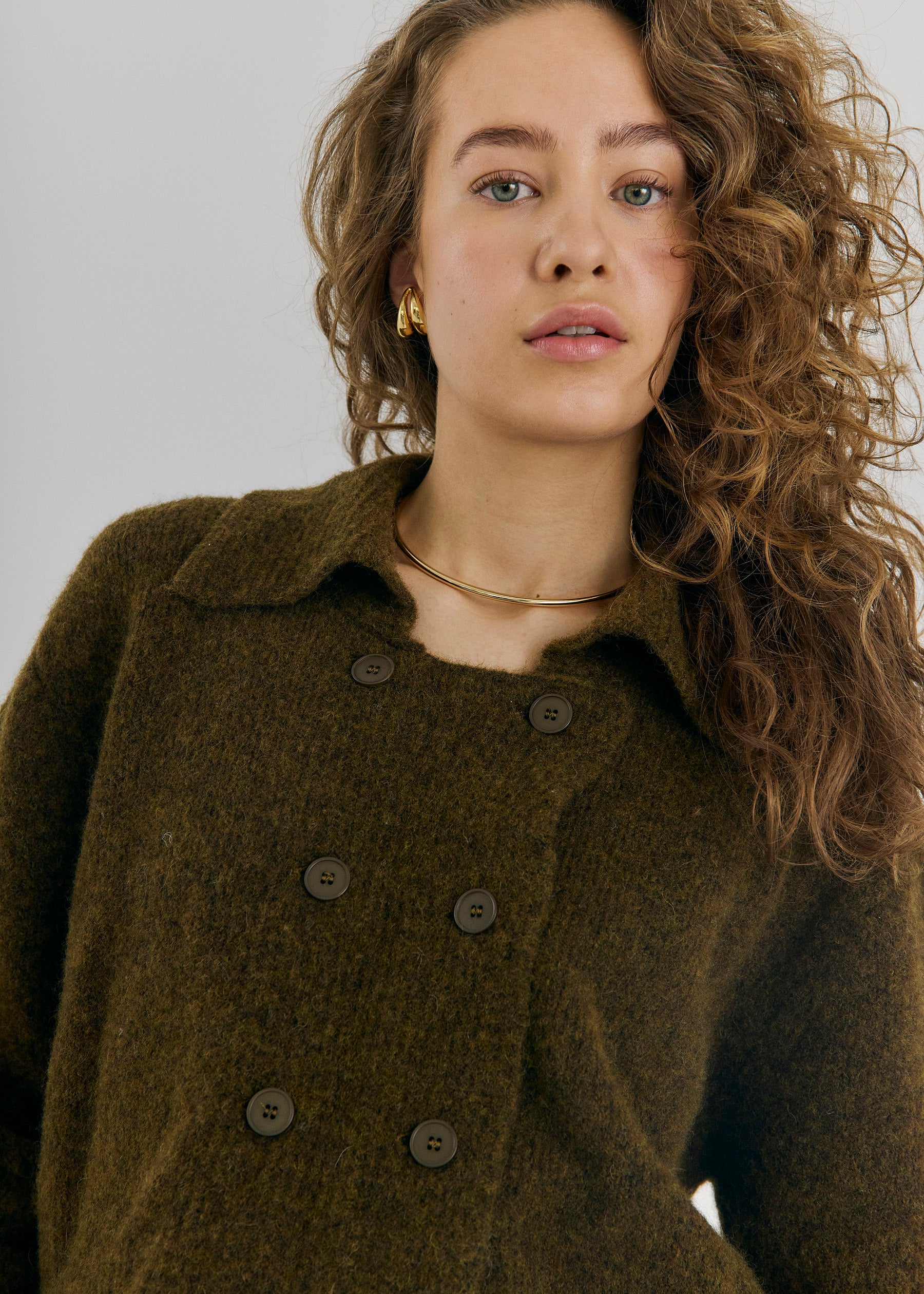 NORR Halli short knit cardigan Knits Army