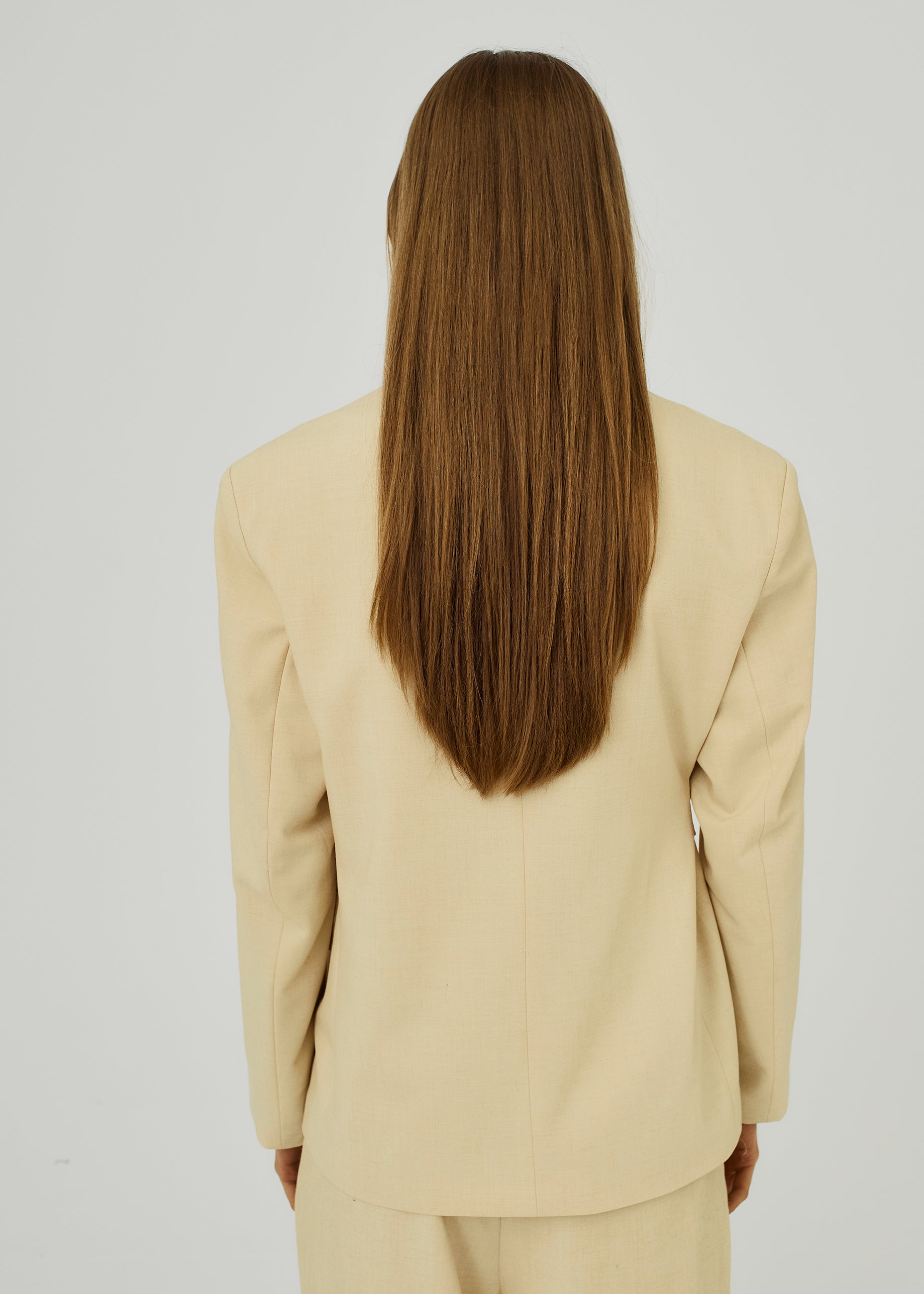 NORR Kamin tie blazer Blazer Dusty yellow