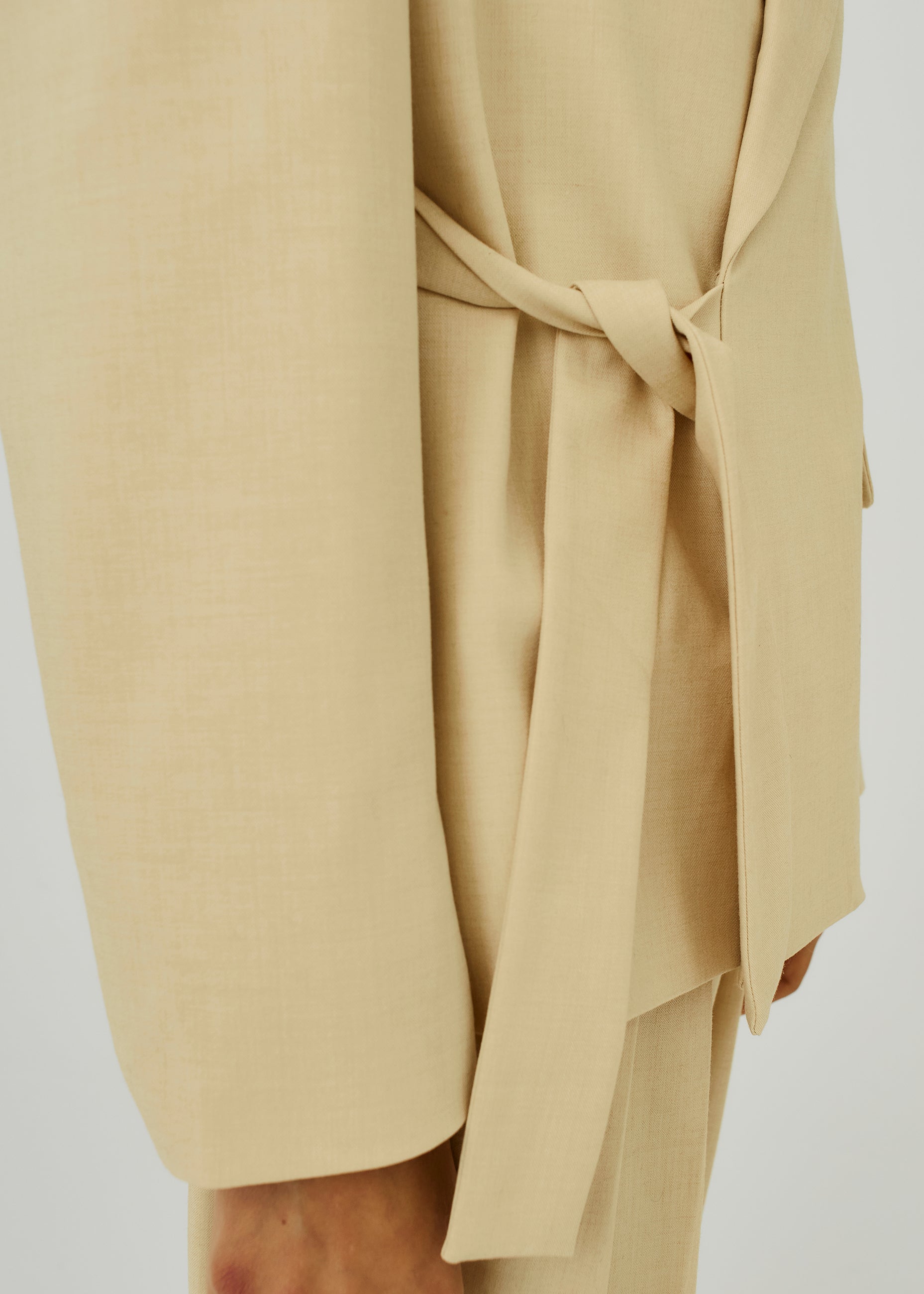 NORR Kamin tie blazer Blazer Dusty yellow
