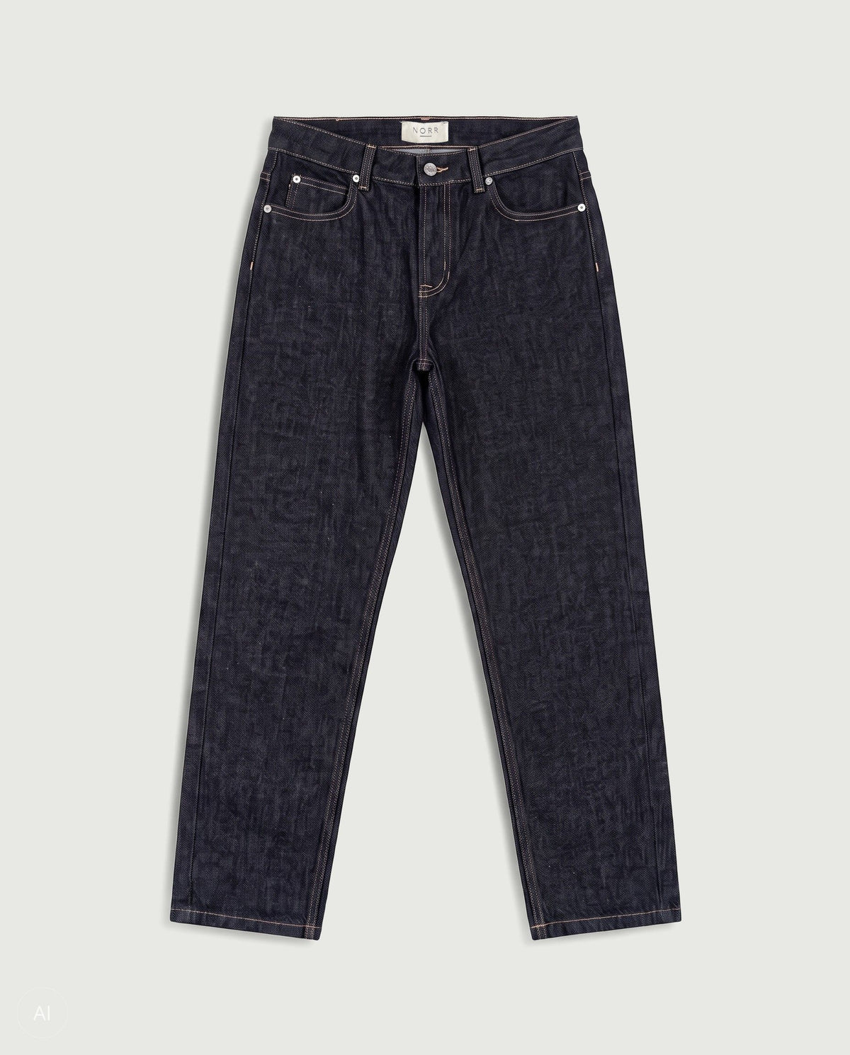 NORR Kenzie relaxed ankle jeans Bukser Dark blue wash