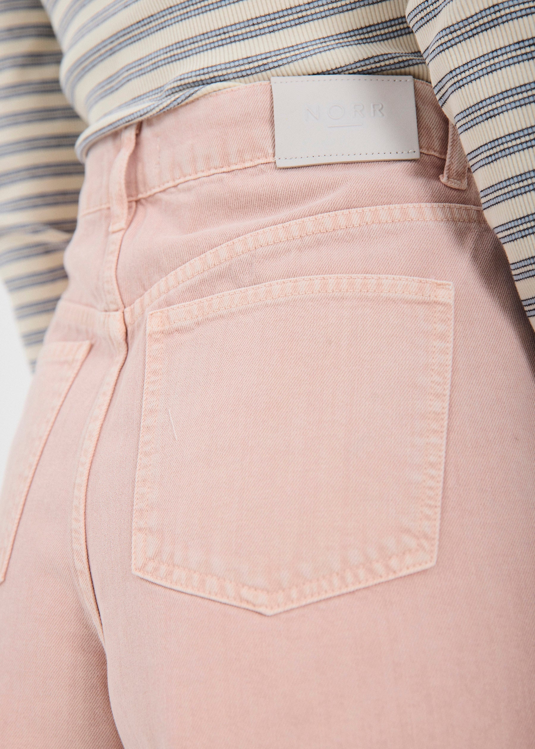 NORR Lilah denim shorts Shorts Light pink wash
