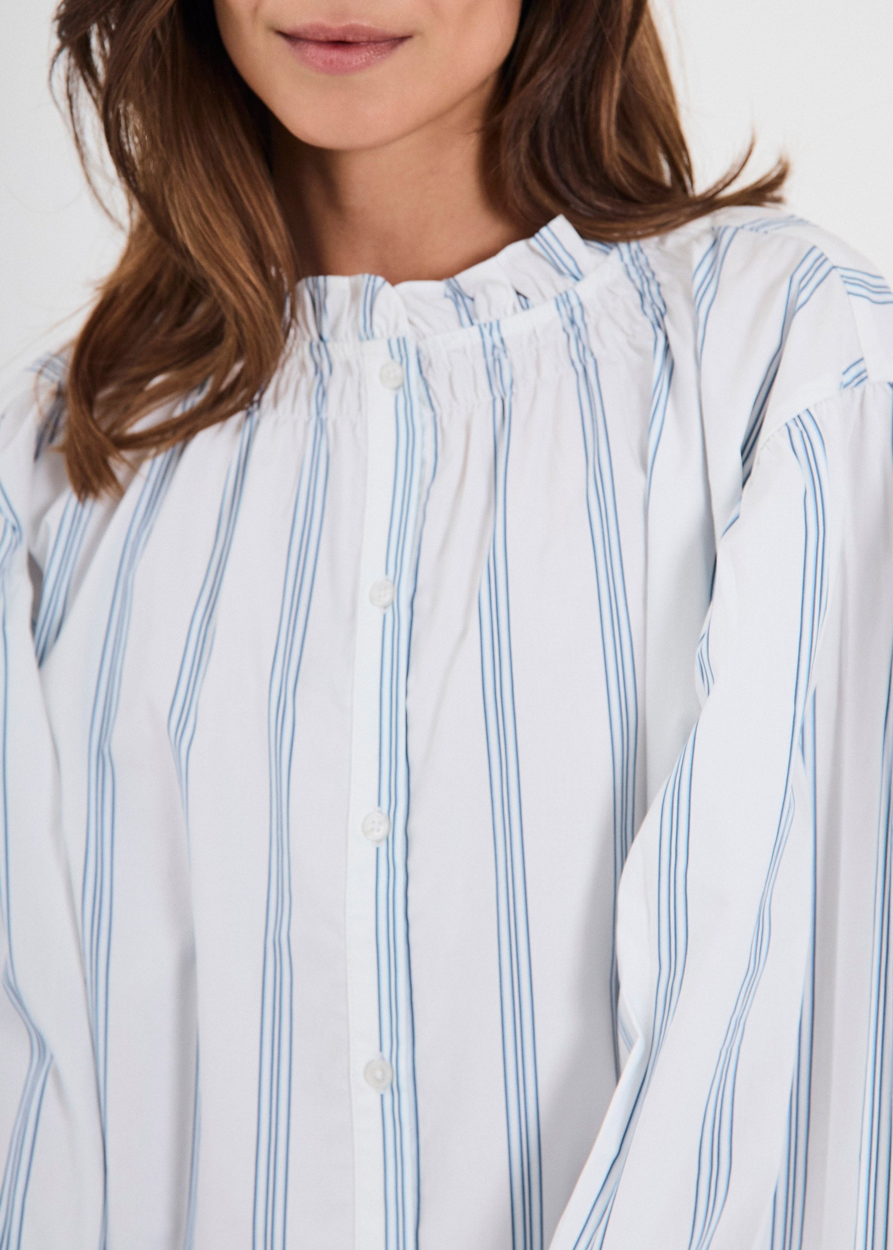 NORR Lilo shirt Skjorter White stripe