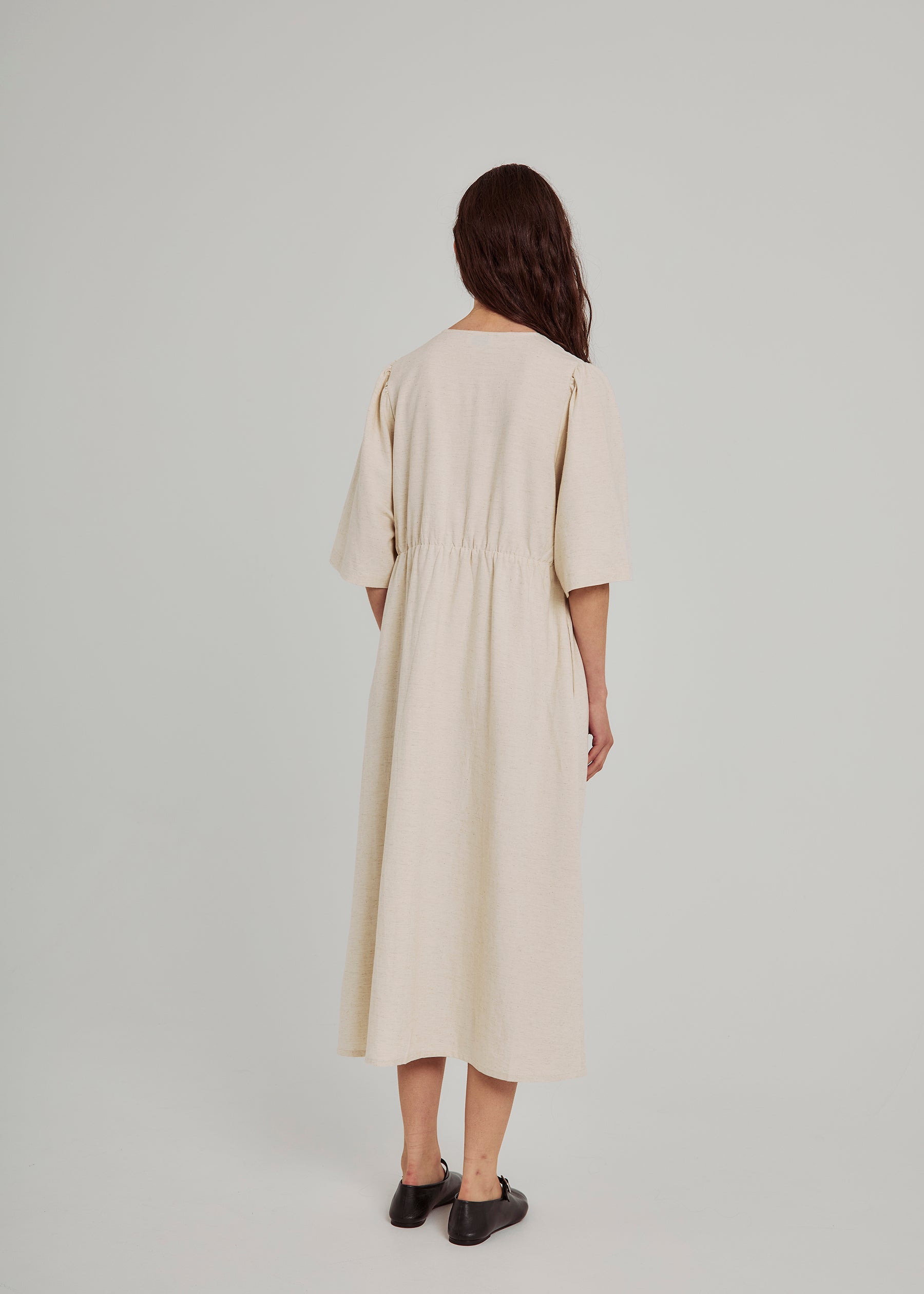 NORR Linea maxi dress Dresses Beige