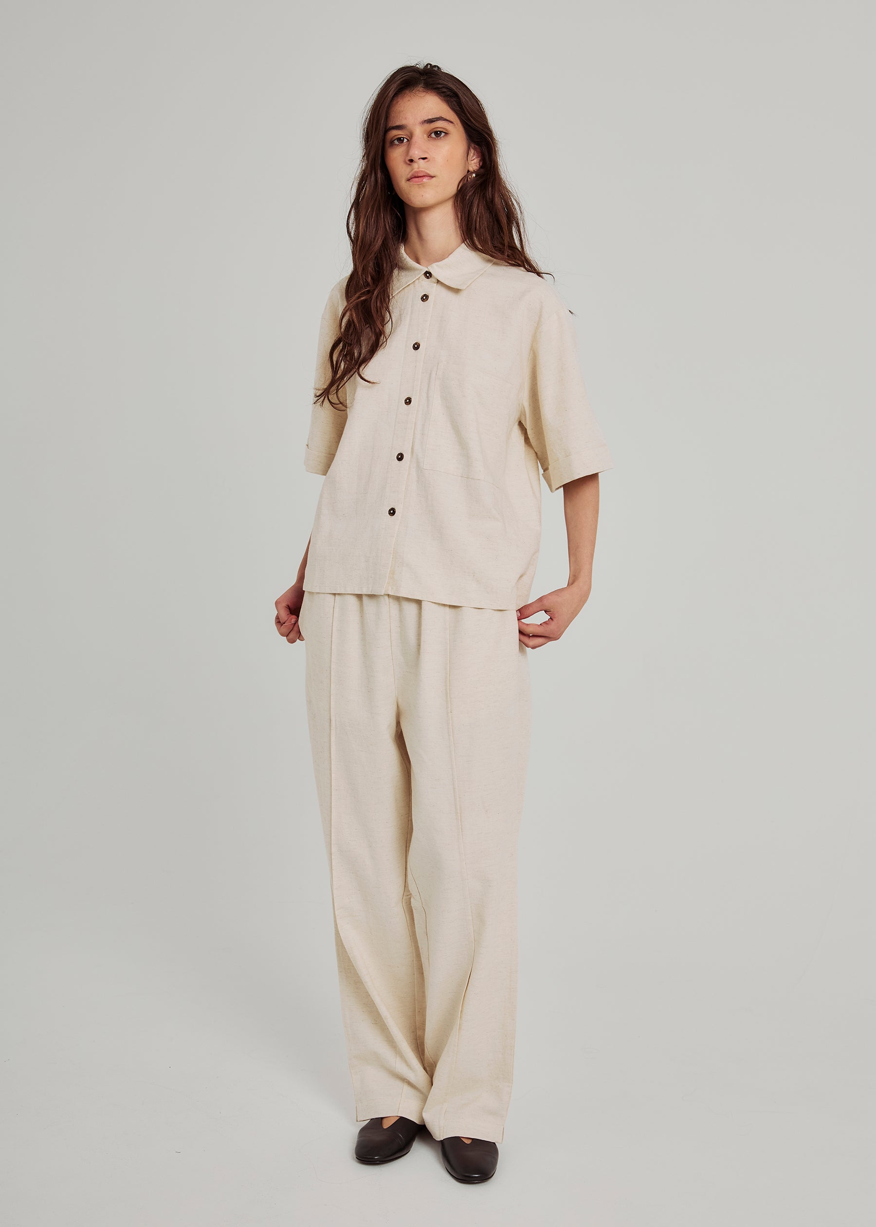 NORR Linea pants Pants Beige