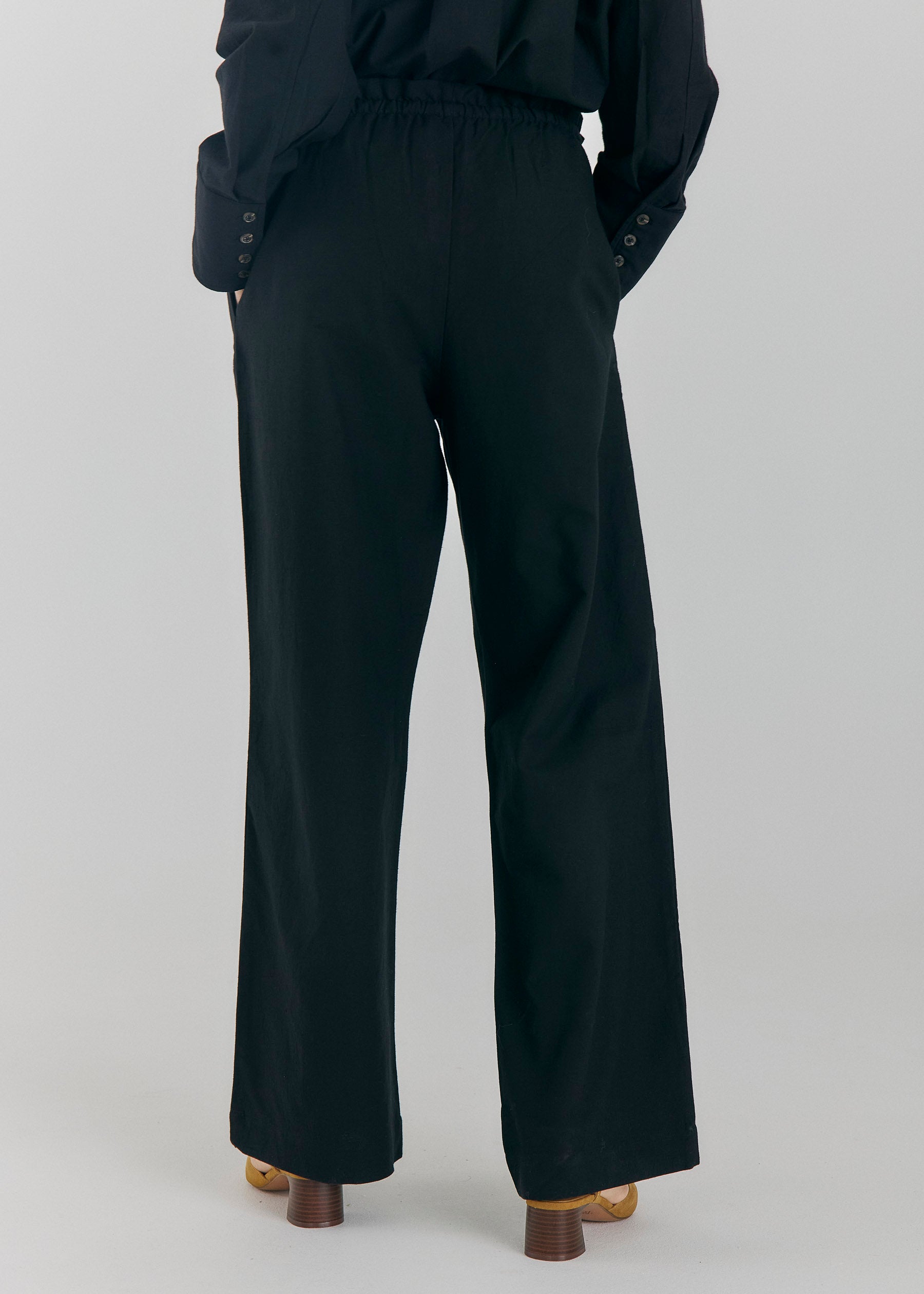 NORR Linea wide pants Pants Black