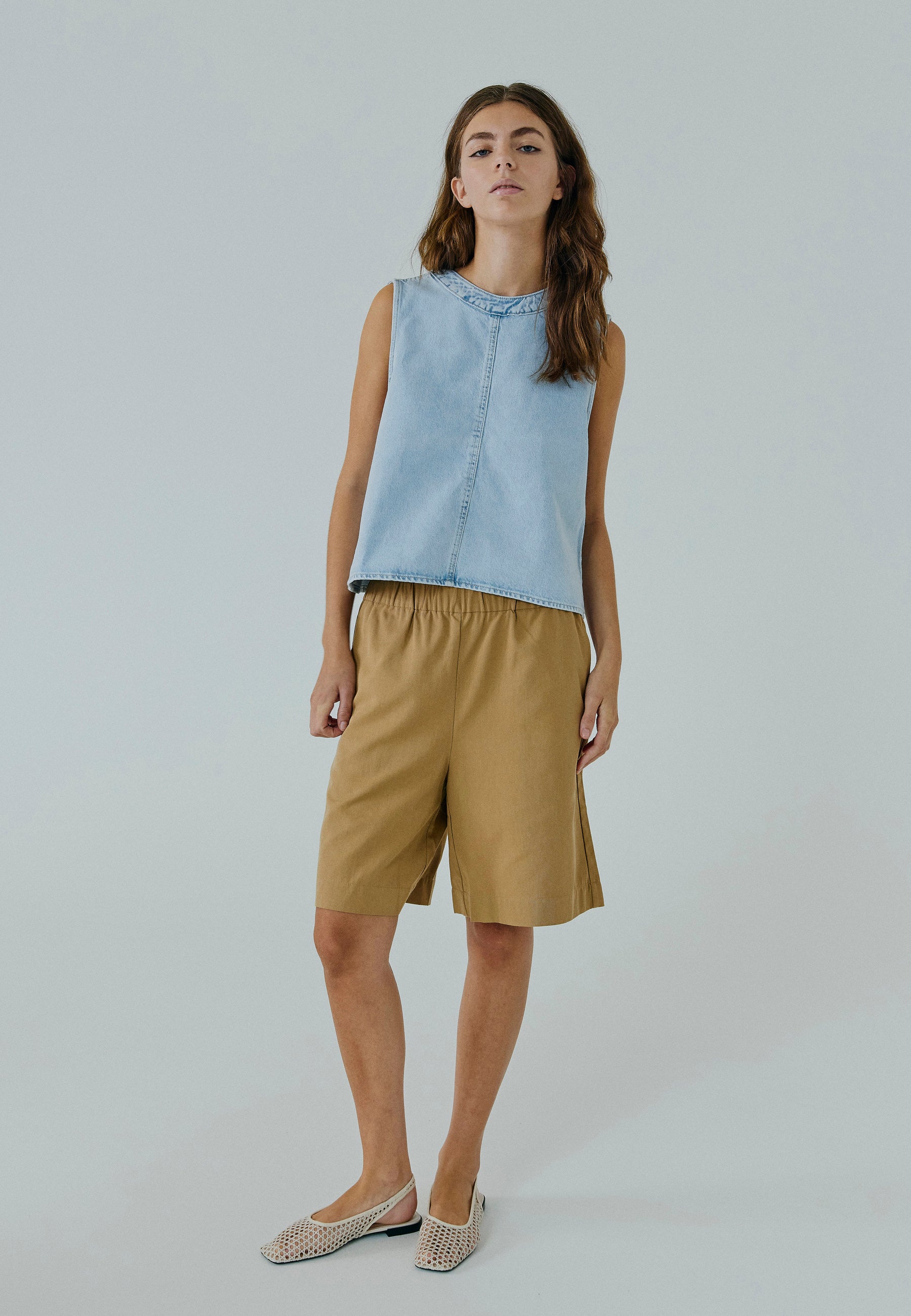 NORR Mille shorts Shorts Beige