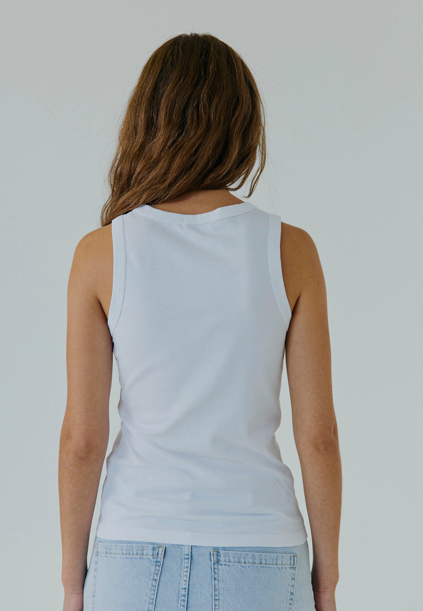 NORR Nelly tank top Toppe White