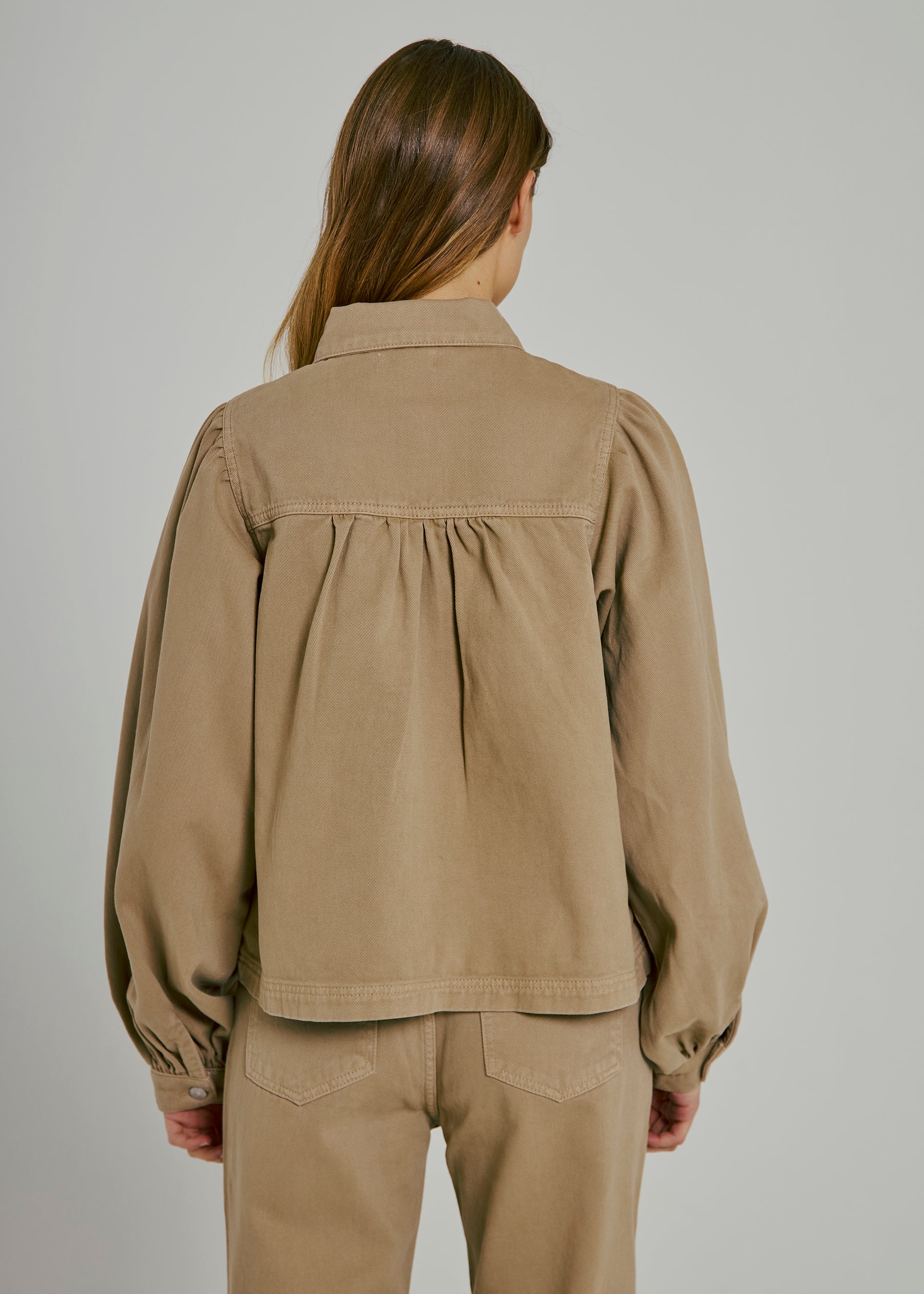 NORR Ninni denim shirt Shirts Dark Sand