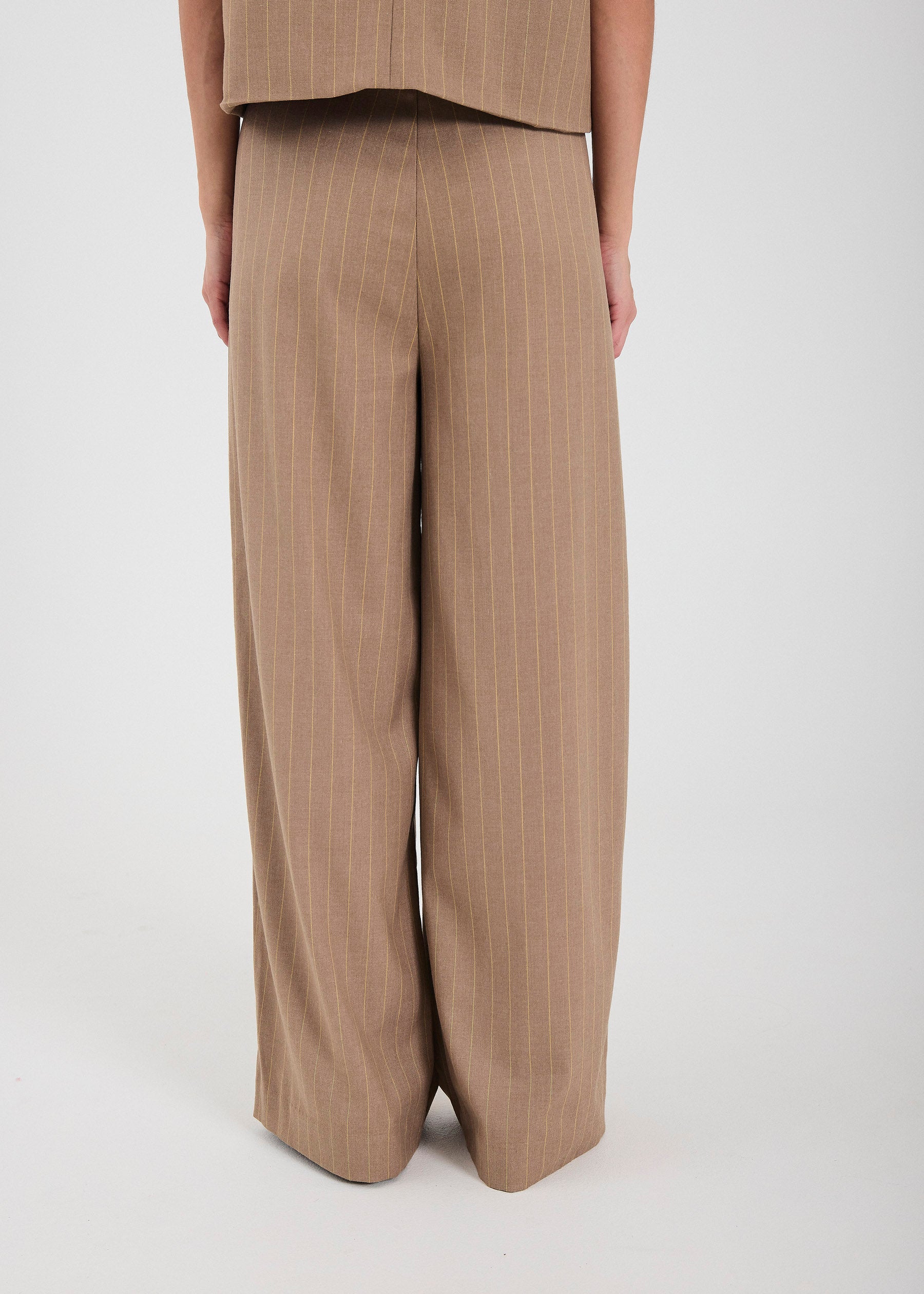 NORR Novia pants Bukser Yellow stripe