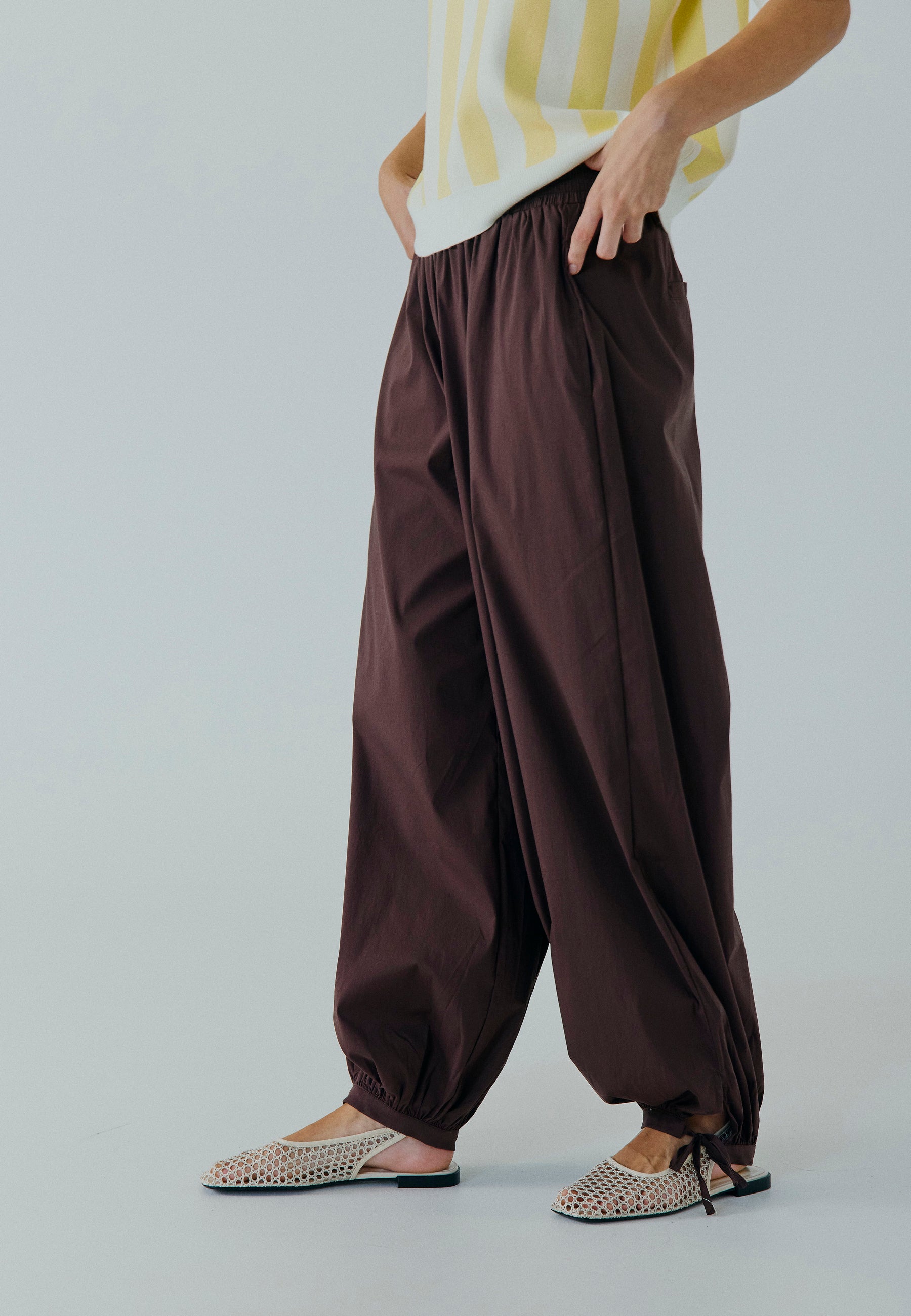 NORR Otilia pants Bukser Dark Brown