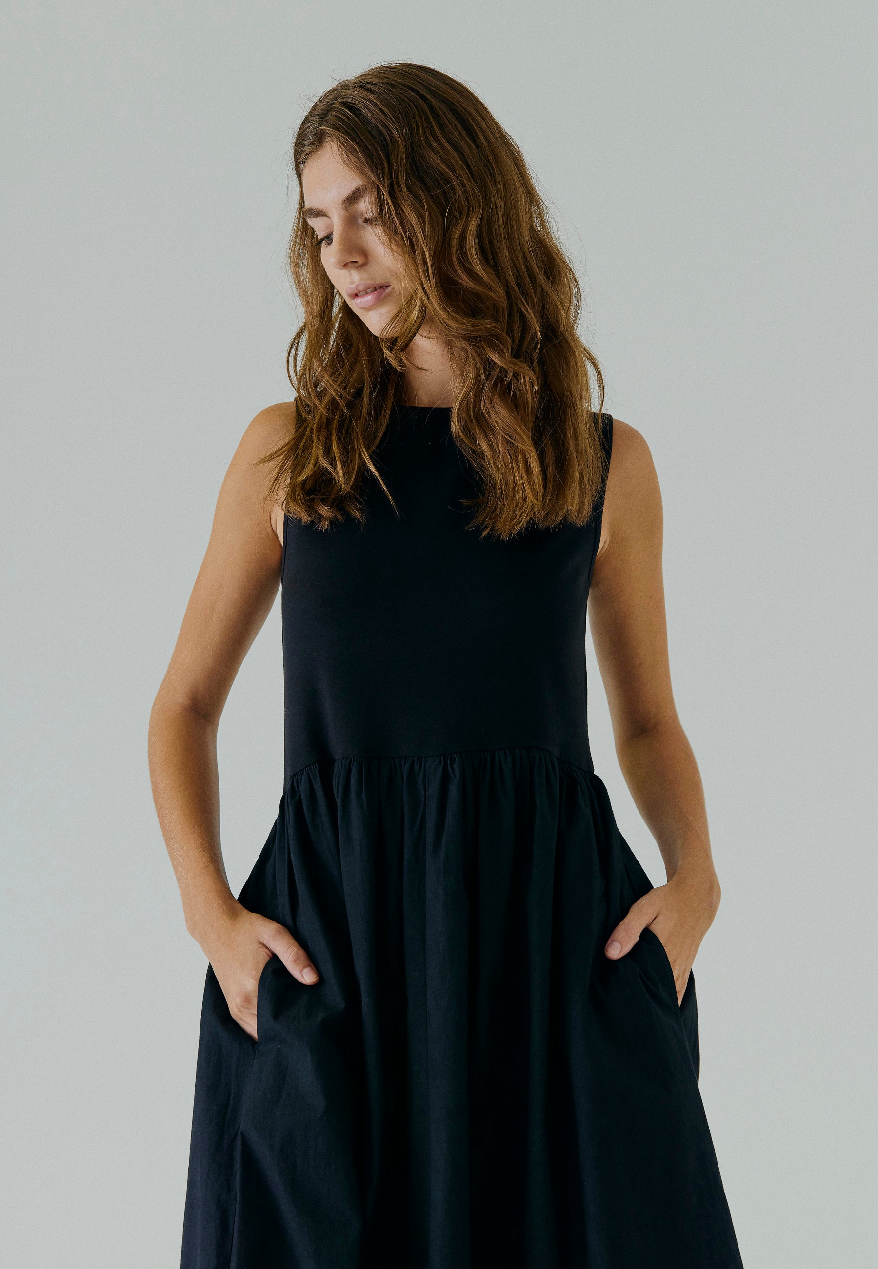 NORR Petra midi dress Kjoler Black