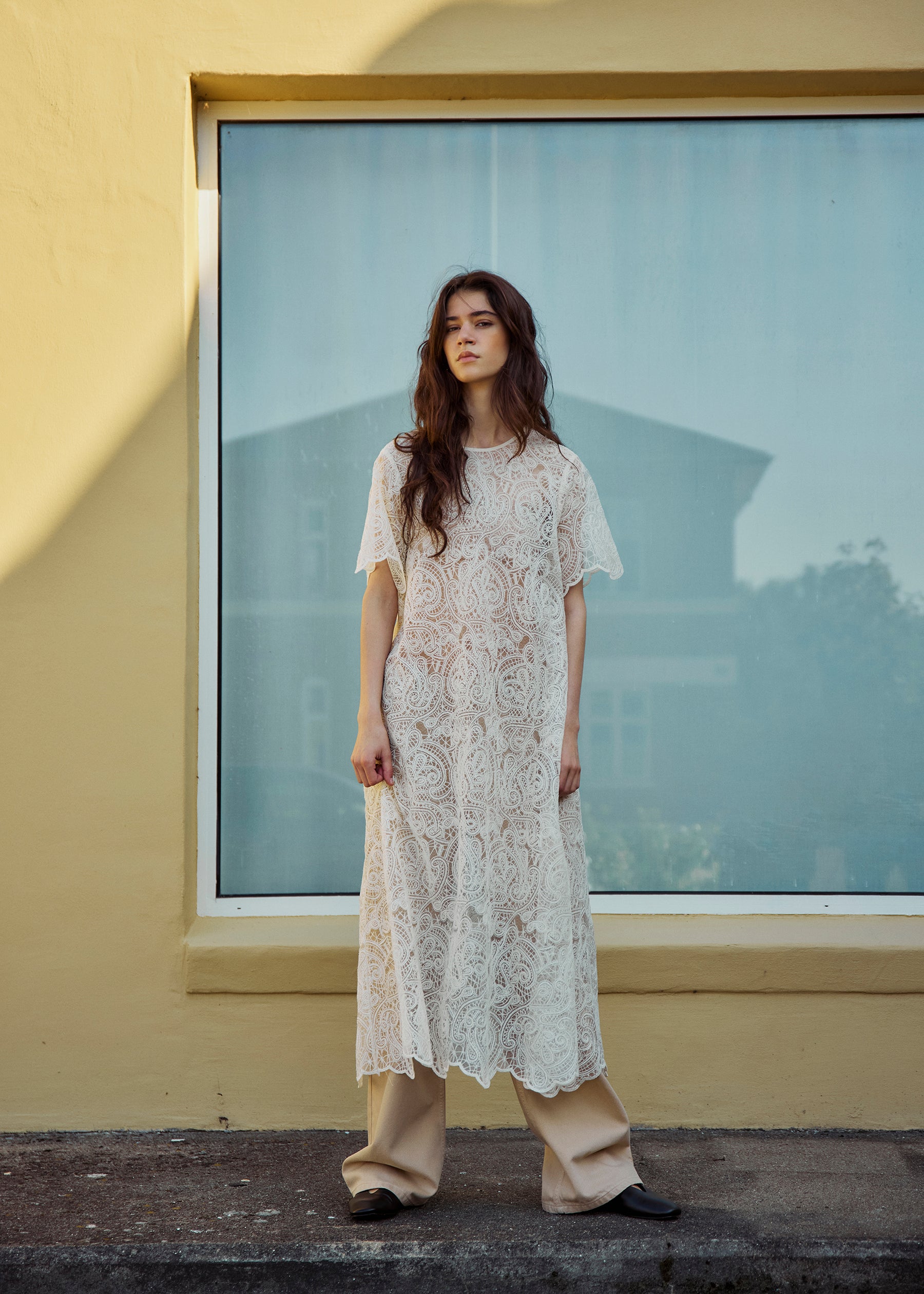 NORR Roma dress Dresses Ivory