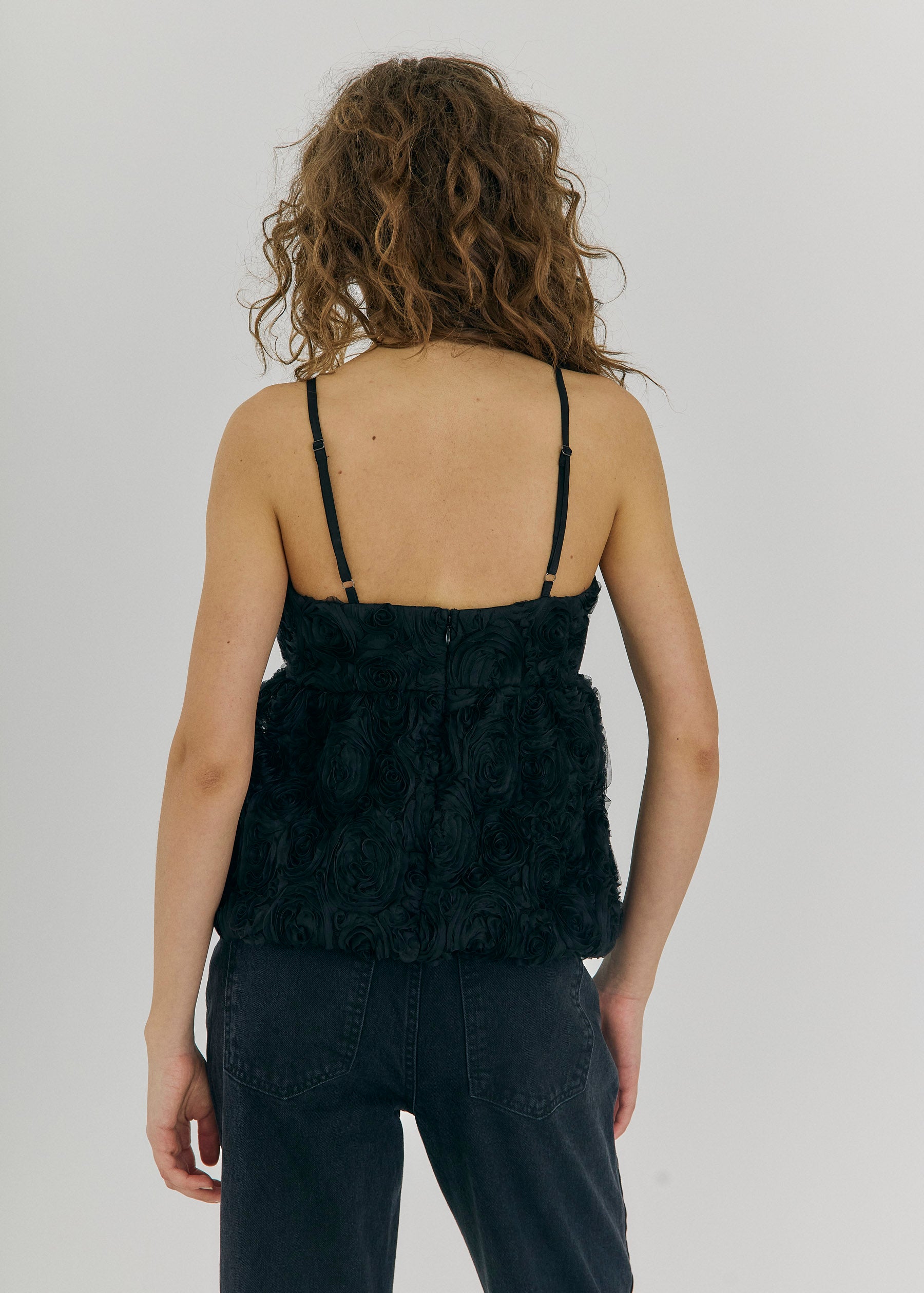 NORR Rose top Tops Black
