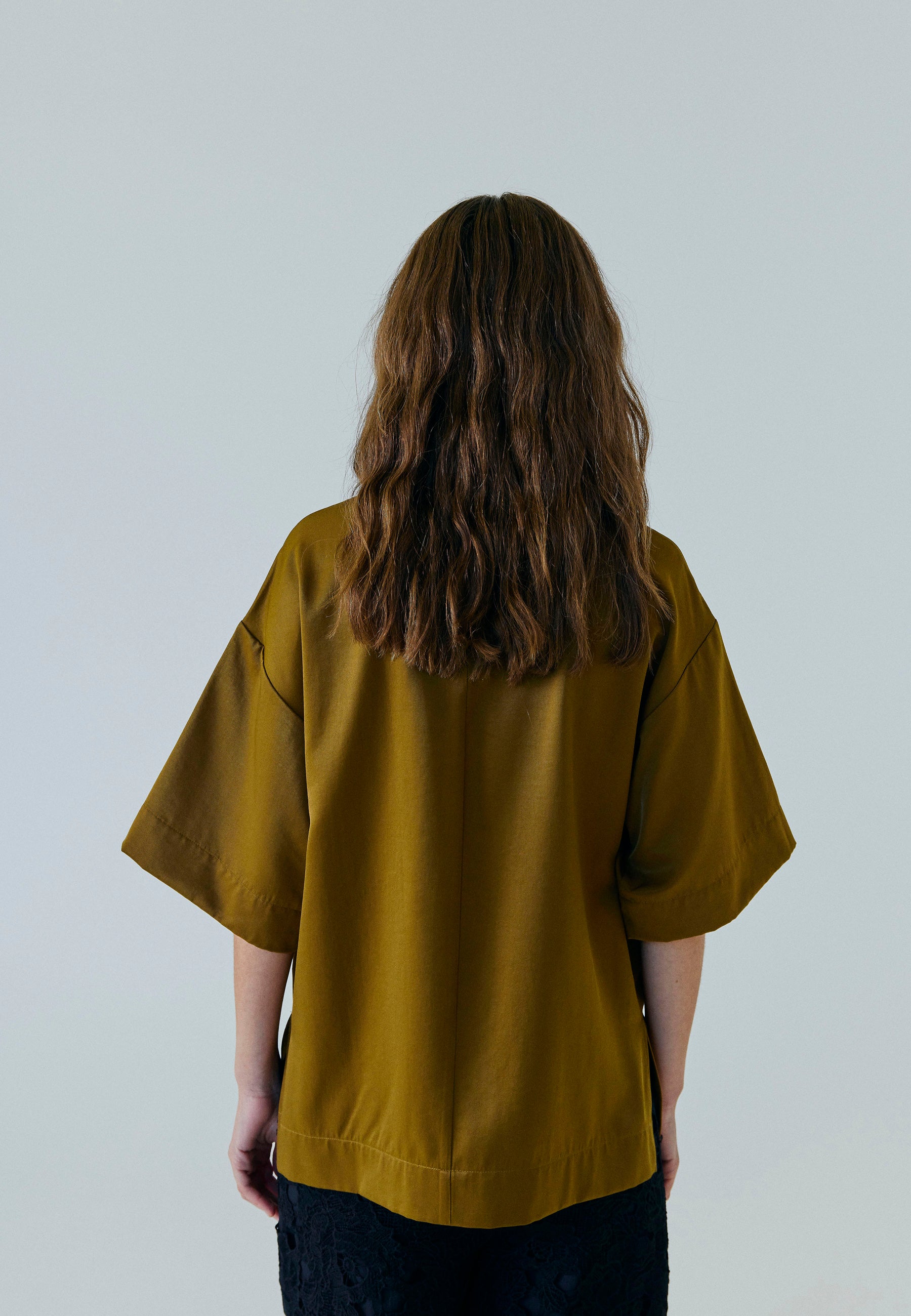 NORR Talua oversized top Toppe Caramel brown