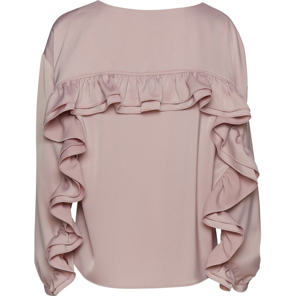 NORR Tracy LS ruffel top Toppe