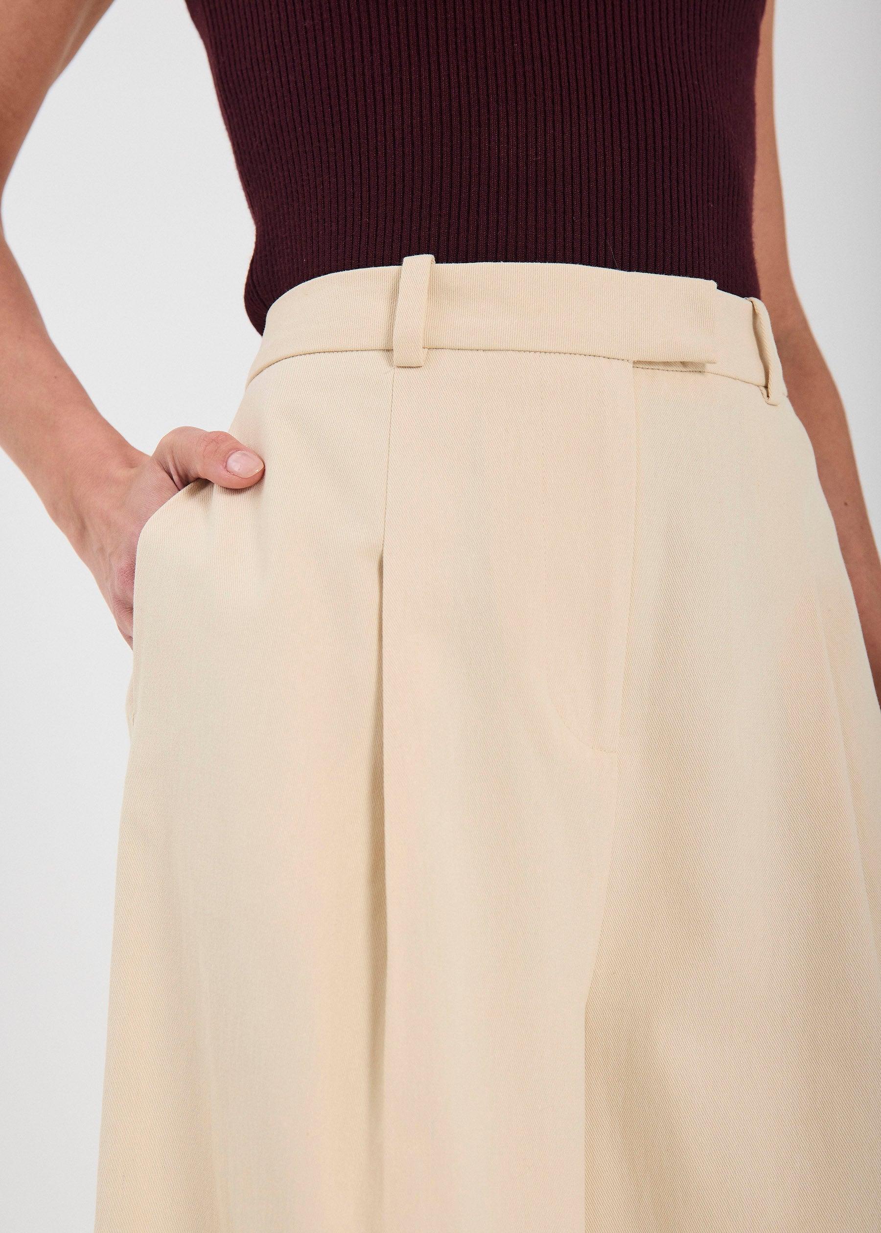 NORR Vani pants Bukser Ivory