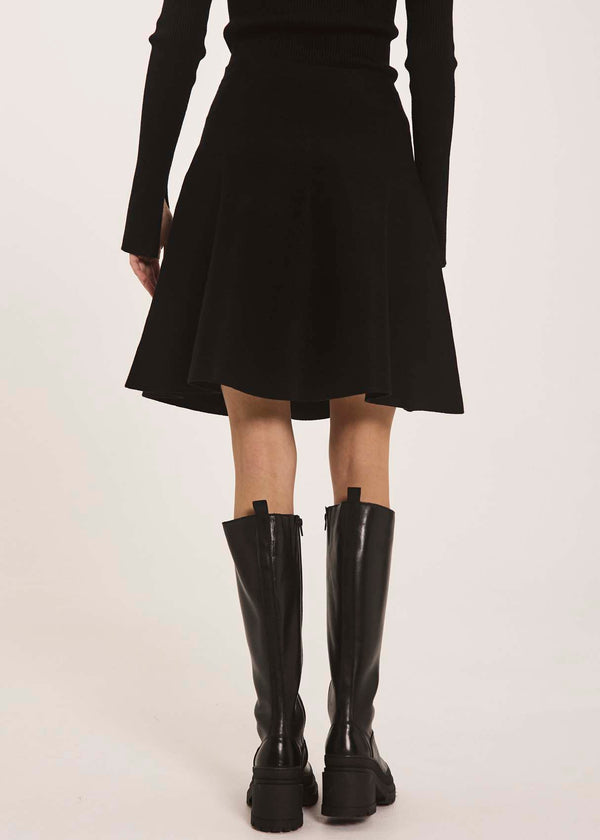 Als short knit skirt - black - kollektionsprøve