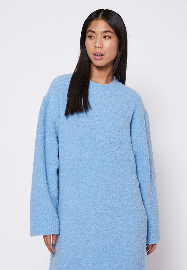 Vica knit dress - kollektionsprøve - blue