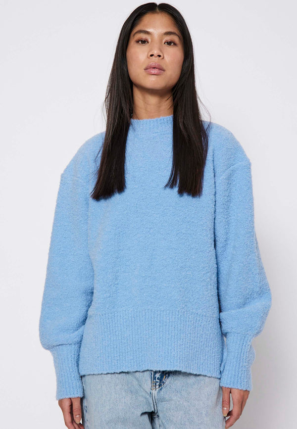 Vica knit top - kollektionsprøve - blue