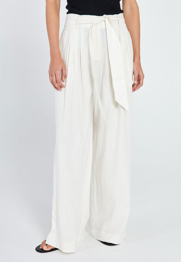 Esma wide pants - off-white - kollektionsprøve