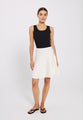 Als short knit skirt - Off-white