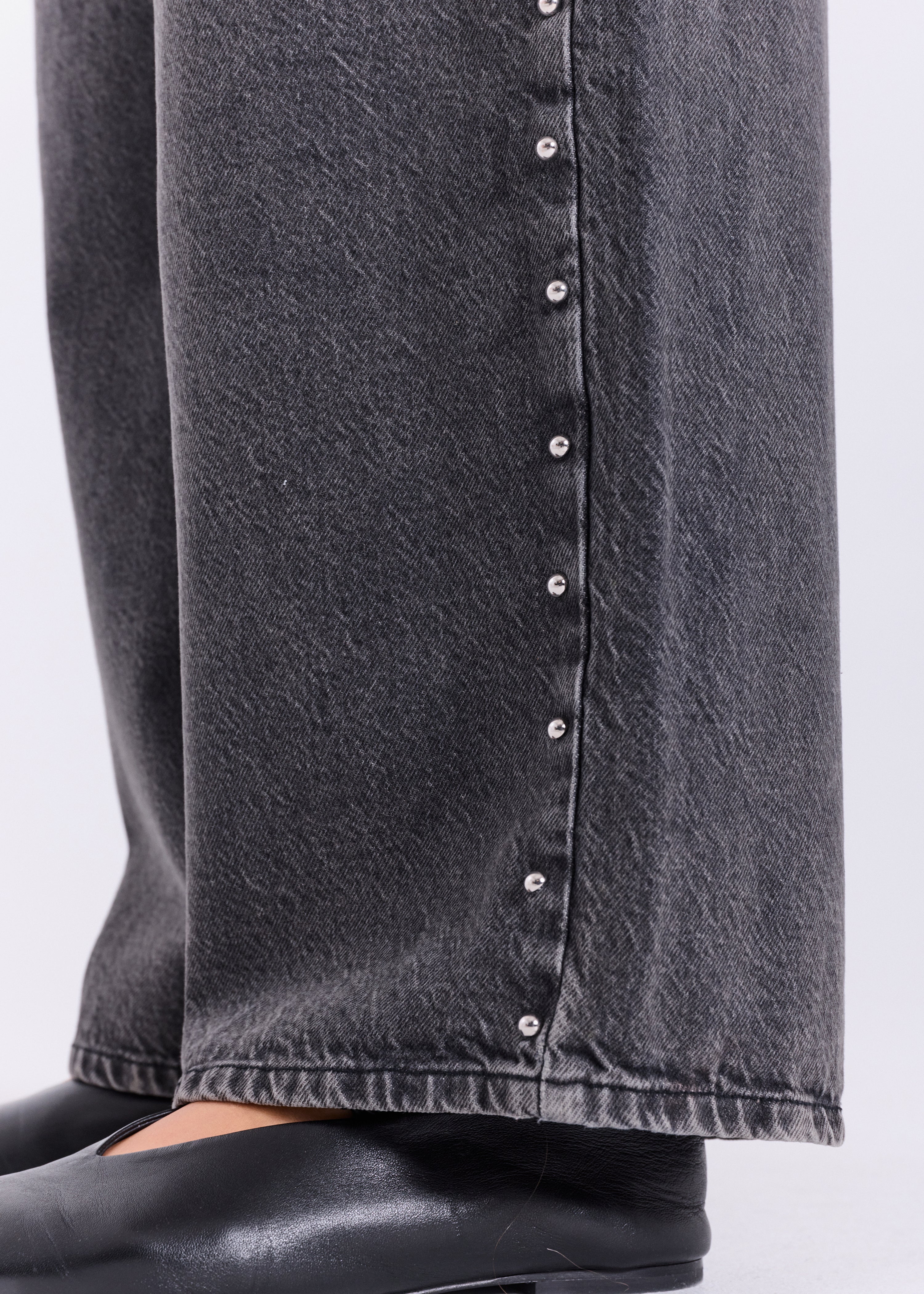NORR Asta relaxed fit jeans Bukser Grey washed