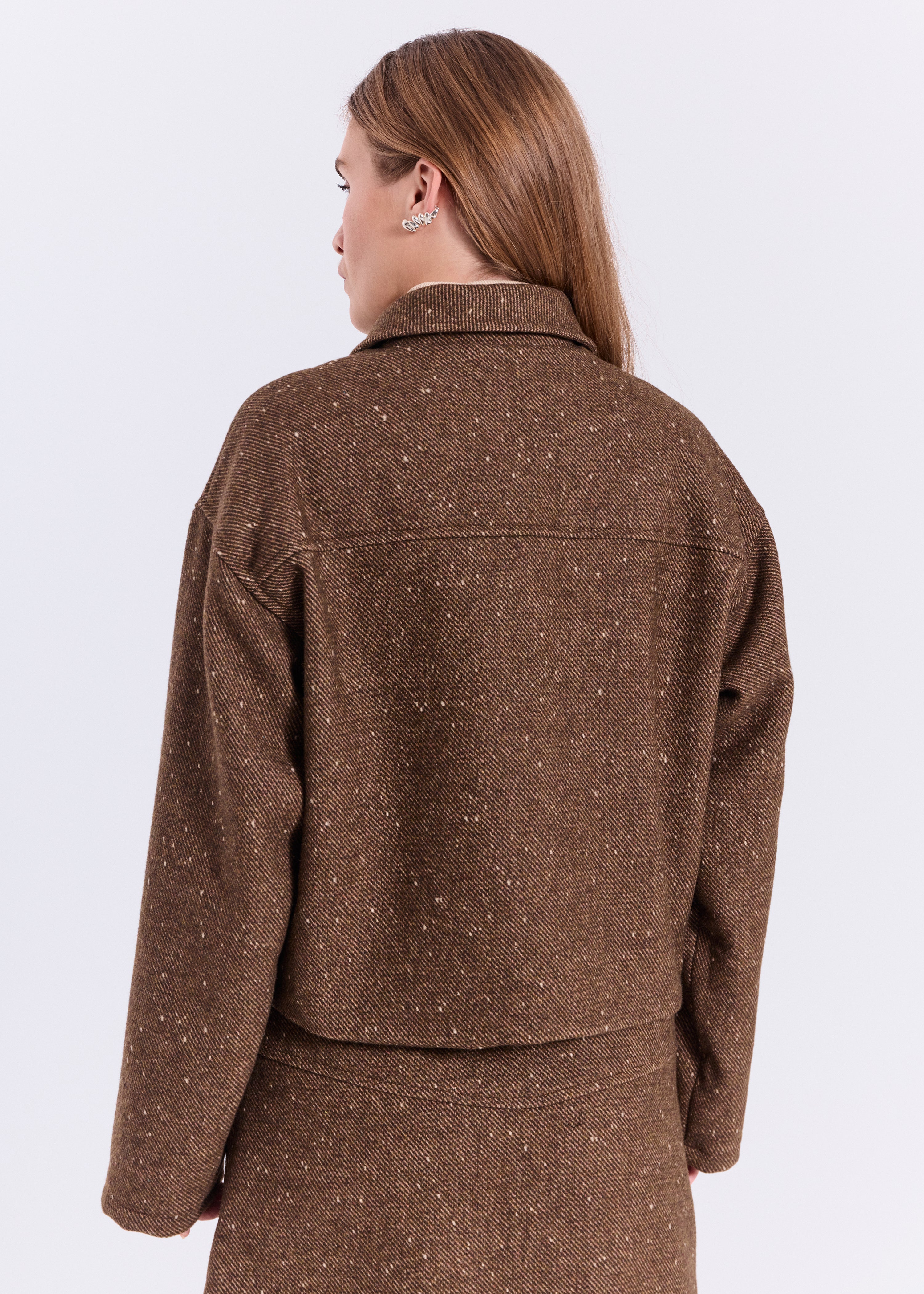 NORR Aya short jacket Jakker Brown