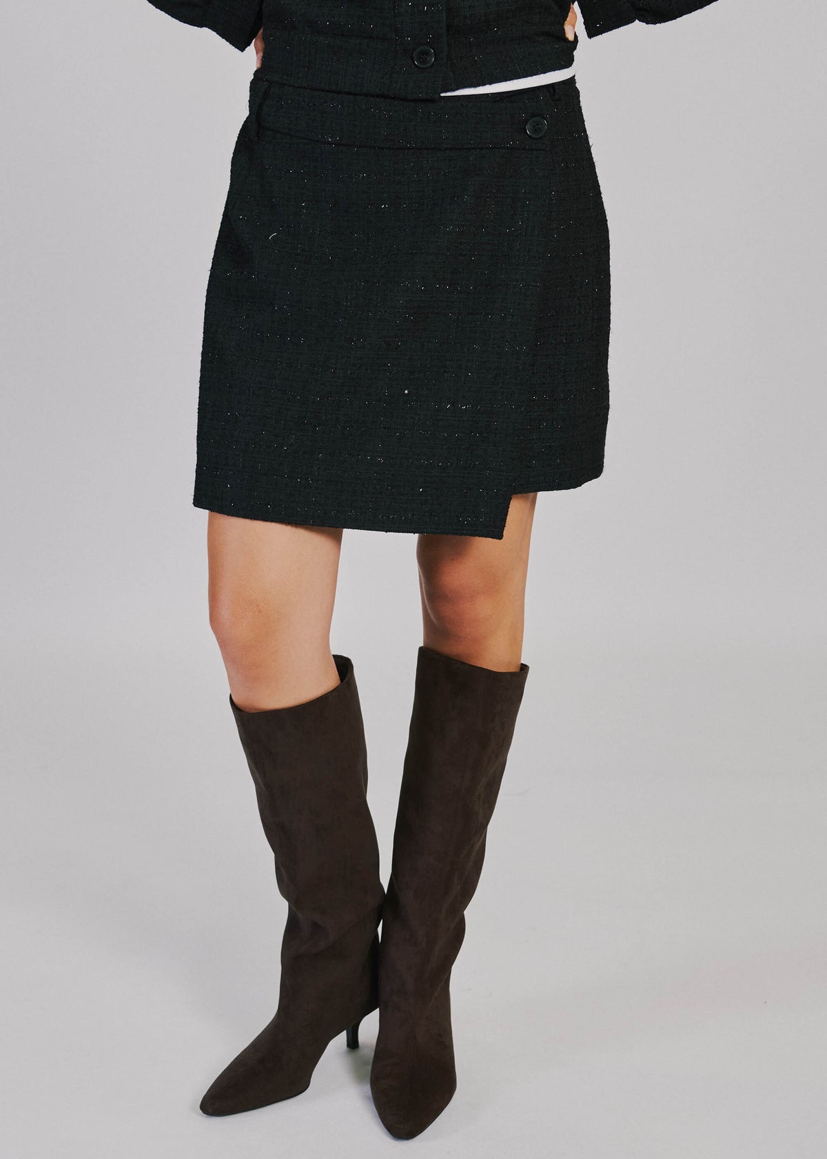 NORR Camil short skirt Nederdele Black