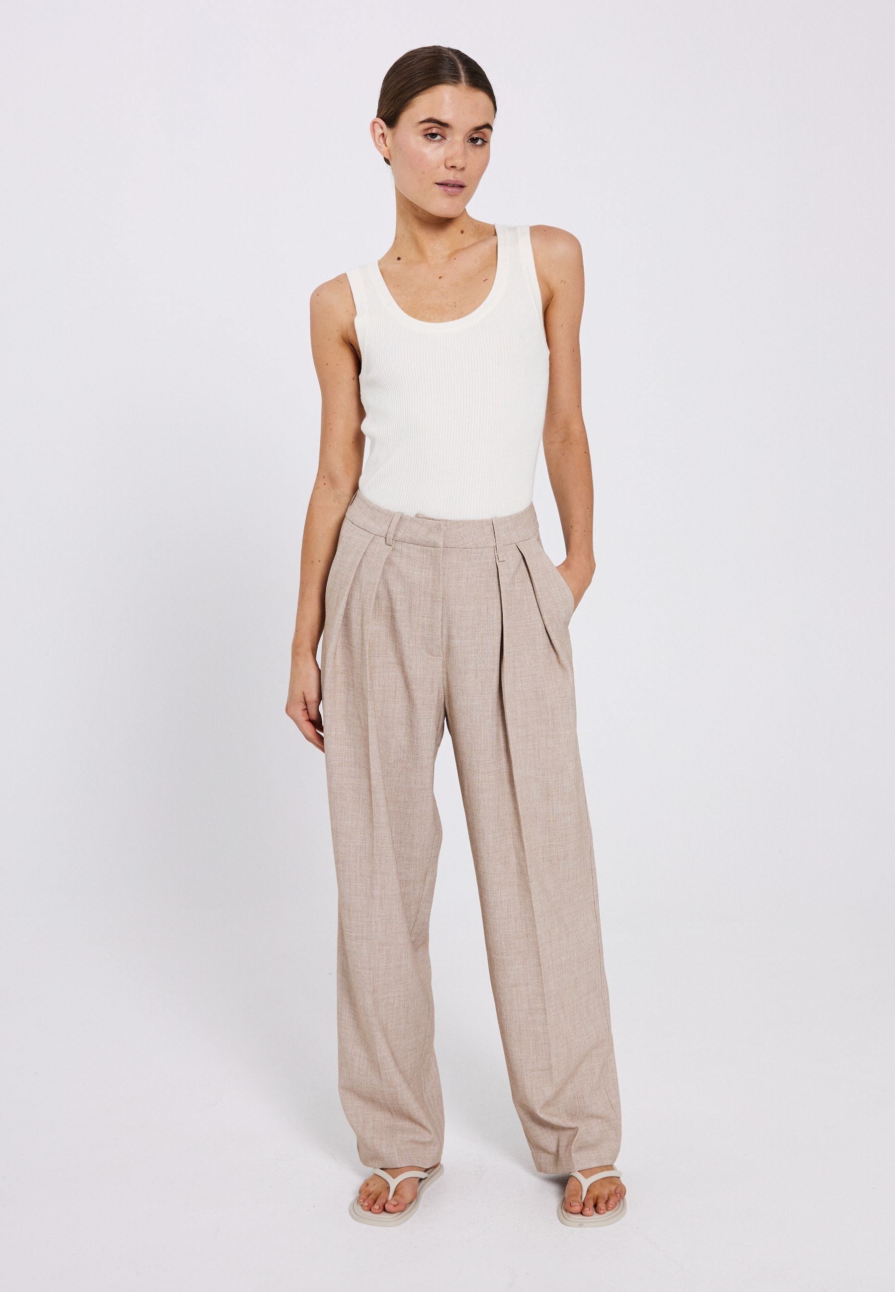 NORR Cano pants Pants Beige