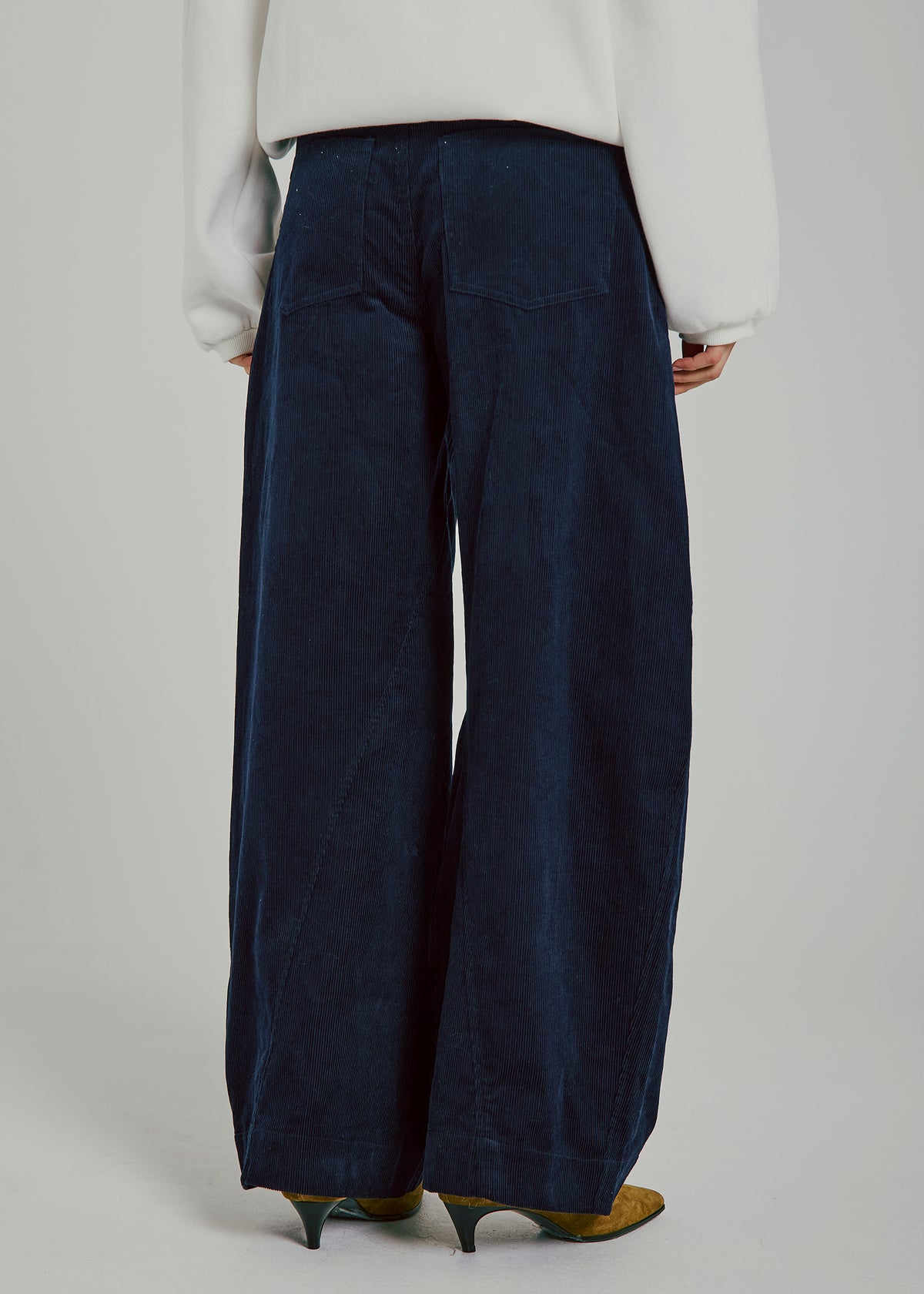 NORR Casandra corduroy pants Bukser Navy