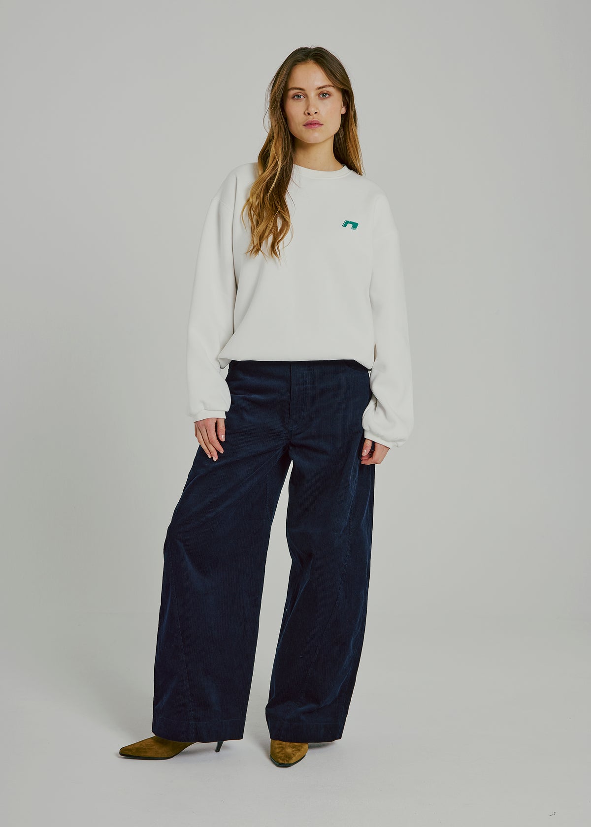 NORR Casandra corduroy pants Bukser Navy