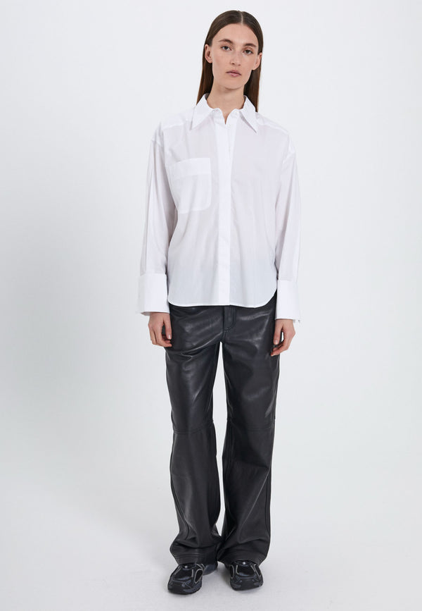 NORR Cest cuff shirt Shirts White