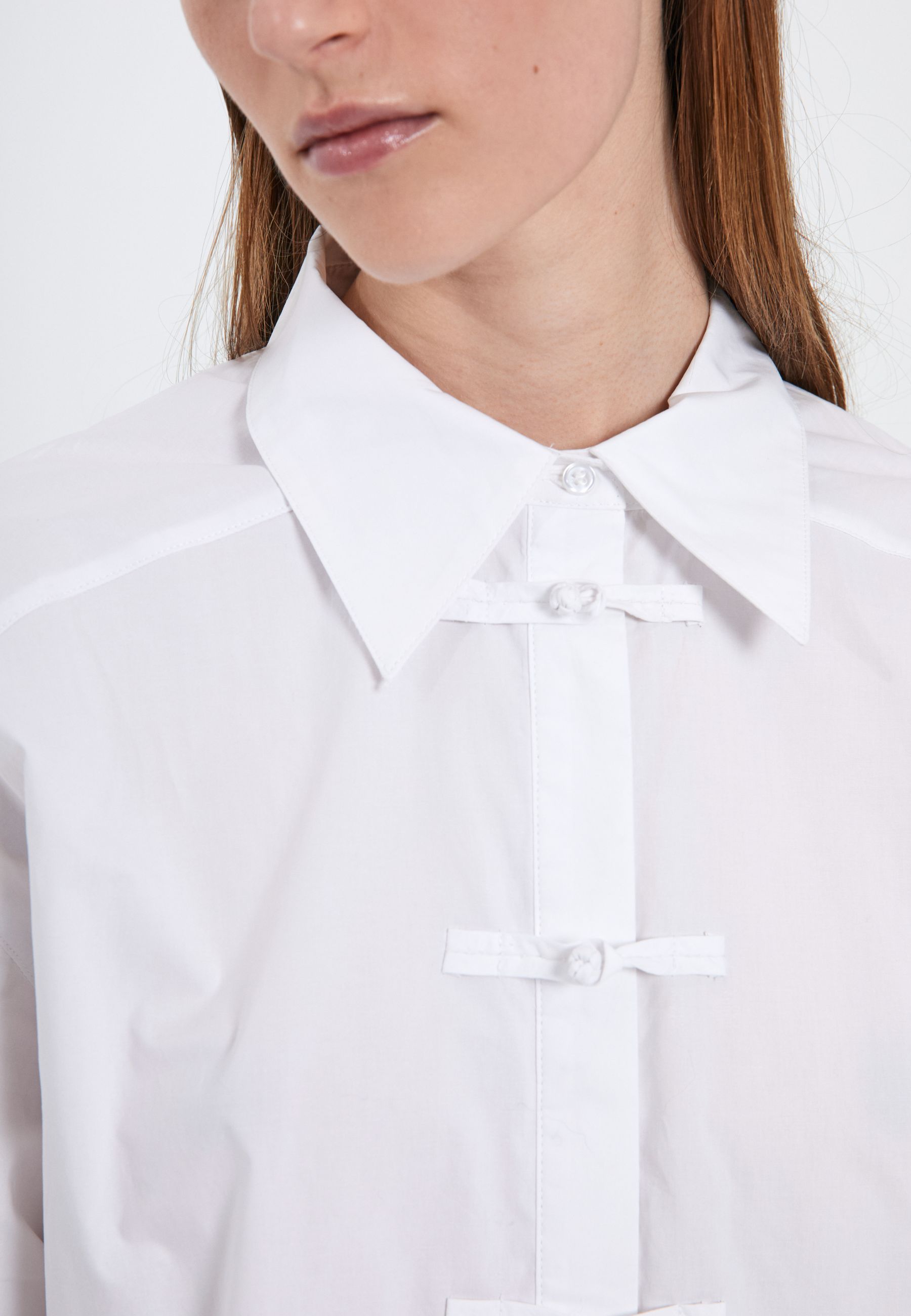 NORR Cest detail shirt Shirts White