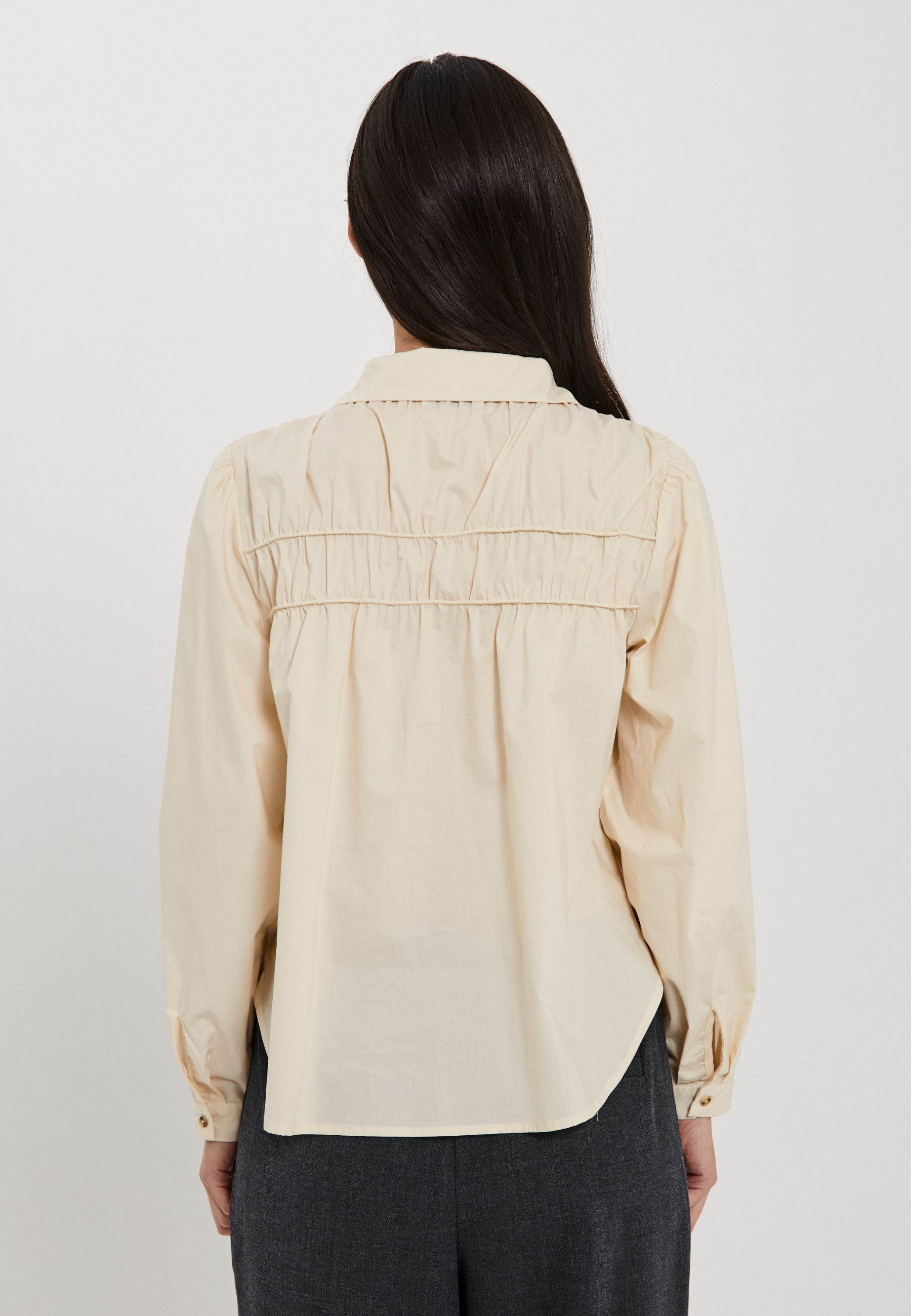 NORR Cest shirt Shirts Light cream